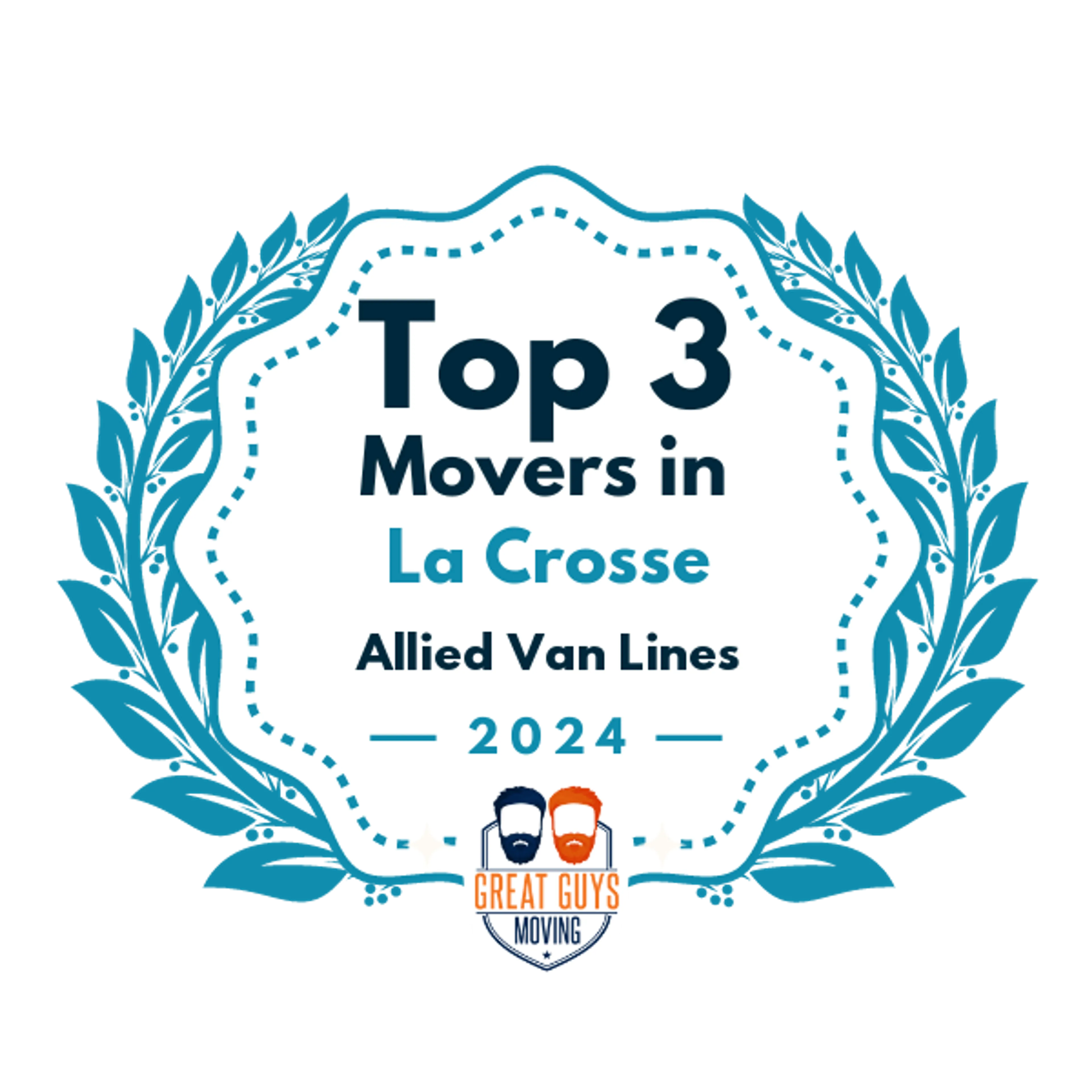 Top 3 Movers in La Crosse, WI 2024 award