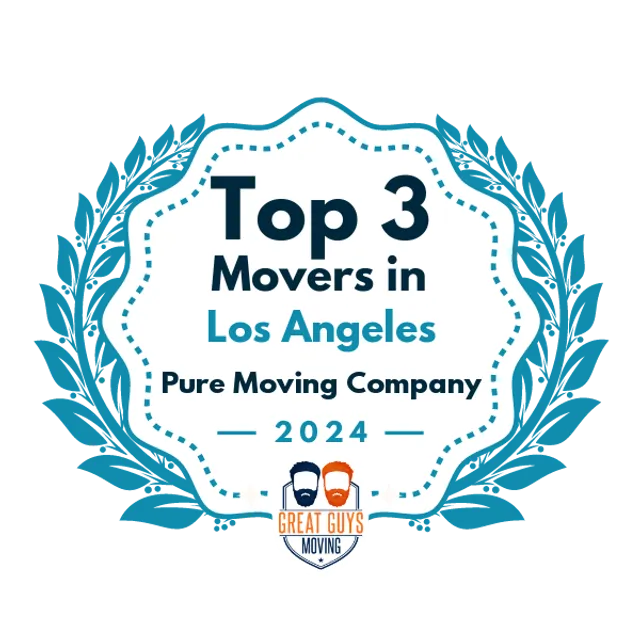Top 3 Movers in Los Angeles, CA 2024 award