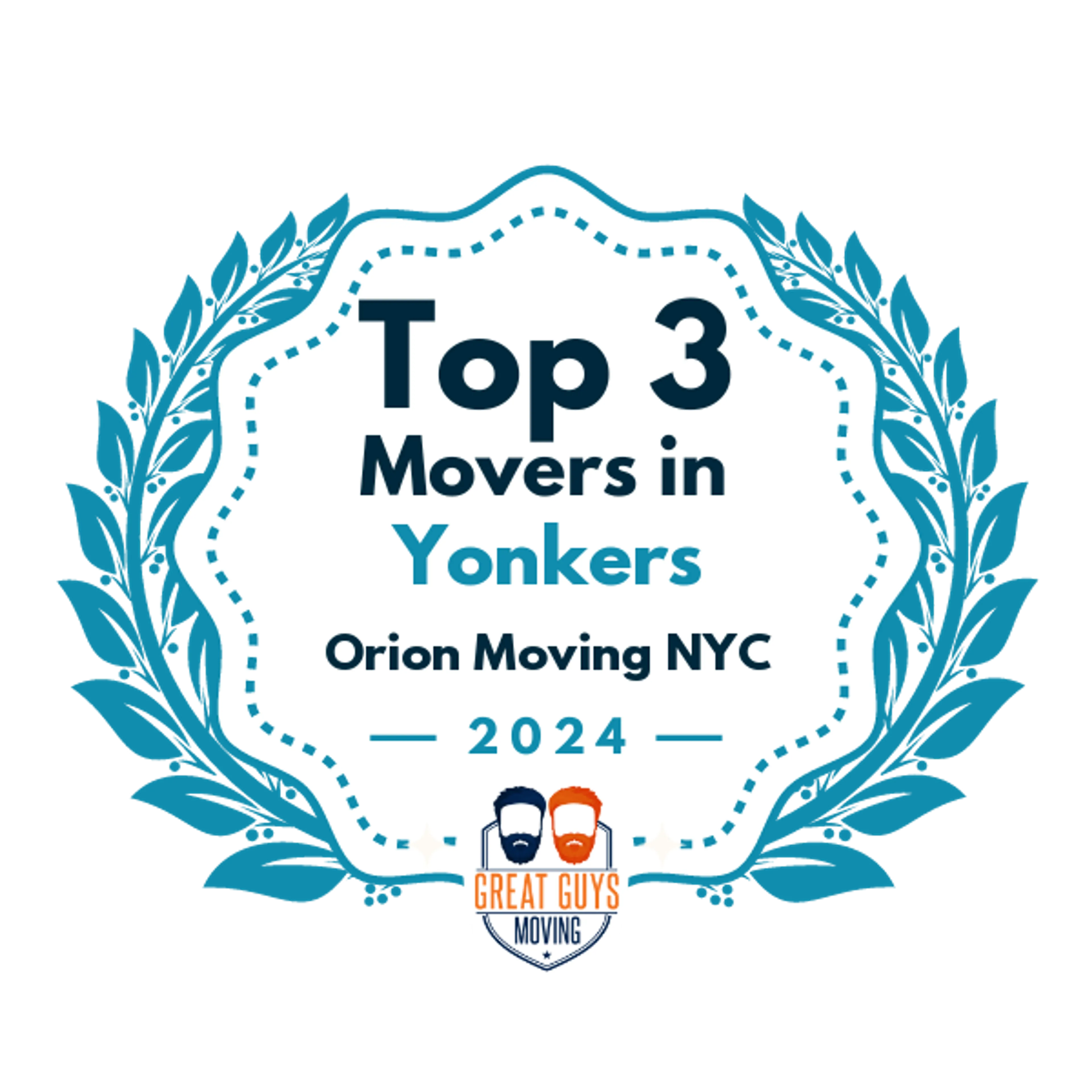 Top 3 Movers in New York City, NY 2024 award