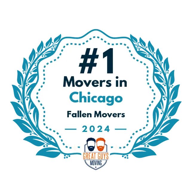 #1 Ranked Movers in Chicago, IL 2024 award