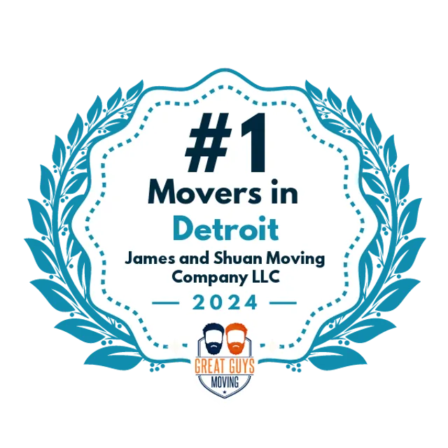 #1 Ranked Movers in Detroit, MI 2024 award