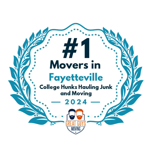#1 Ranked Movers in Fayetteville, AR 2024 award