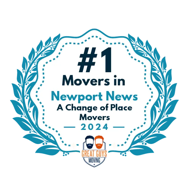 #1 Ranked Movers in Newport News, VA 2024 award
