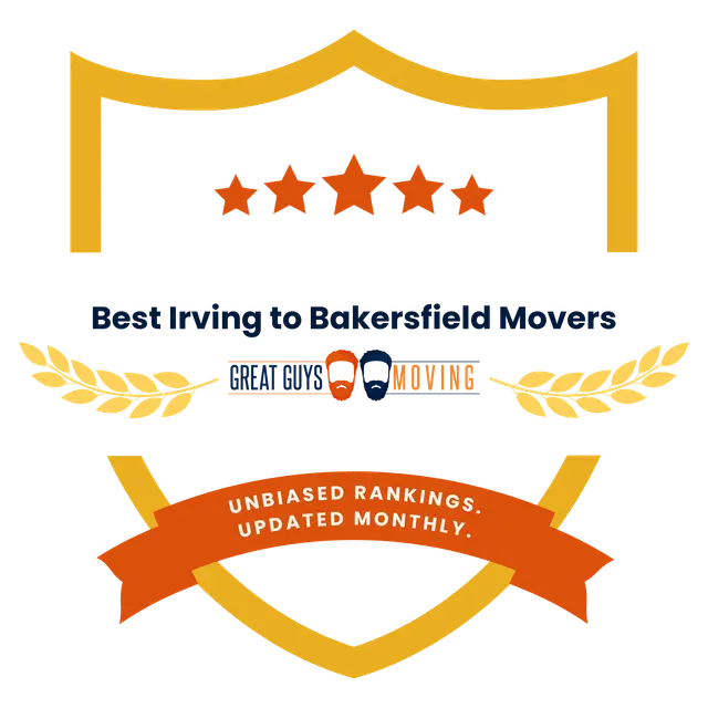 Best Irving to Bakersfield Interstate Movers Featured Image