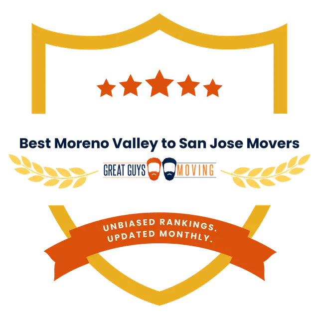 Best Moreno Valley to San Jose Interstate Movers Featured Image