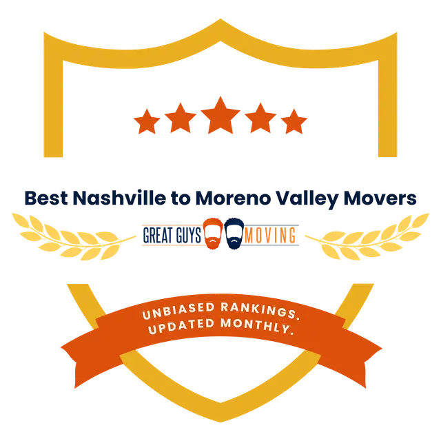 Best Nashville to Moreno Valley Interstate Movers Featured Image