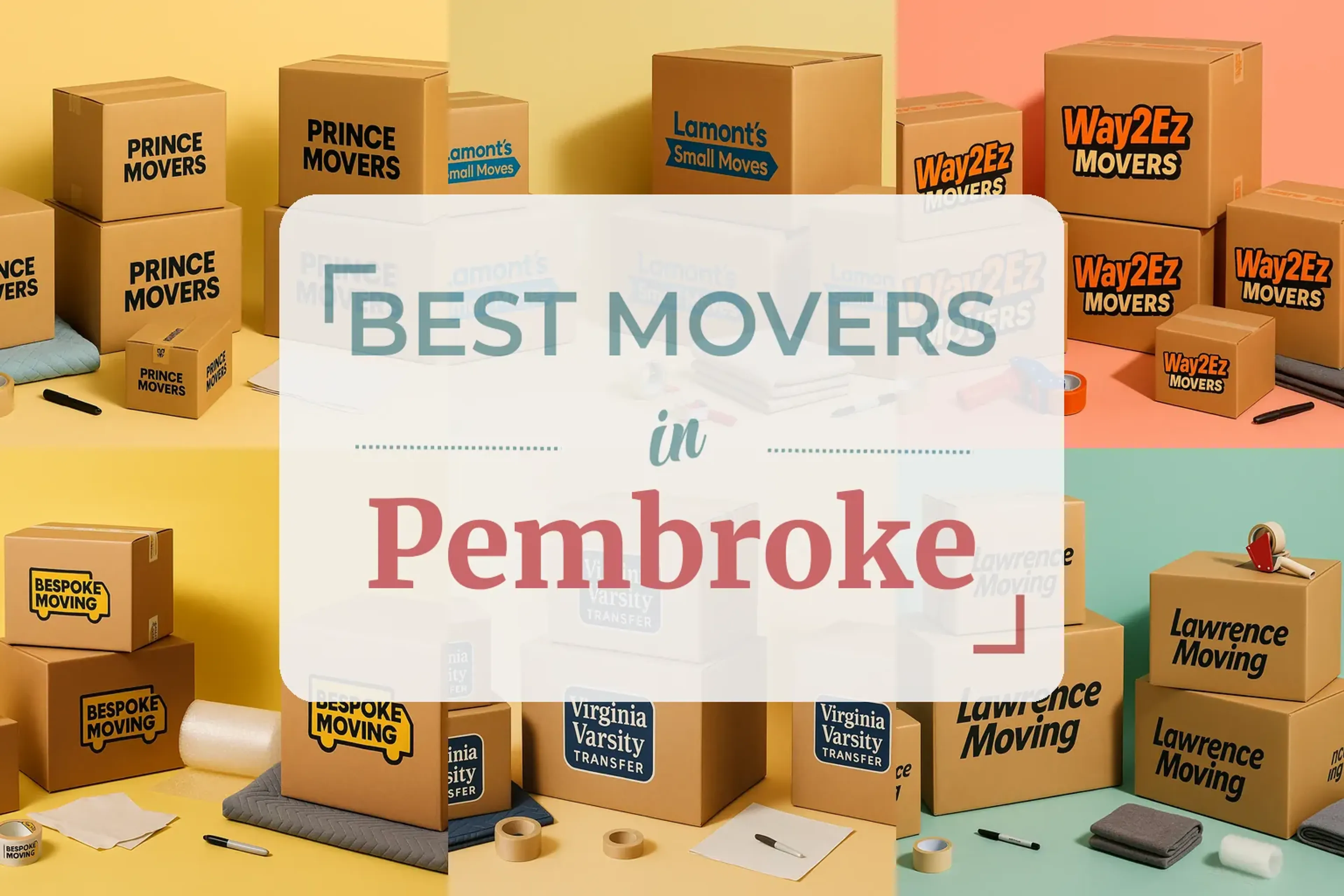 Side-by-side comparison of Pembroke moving companies
