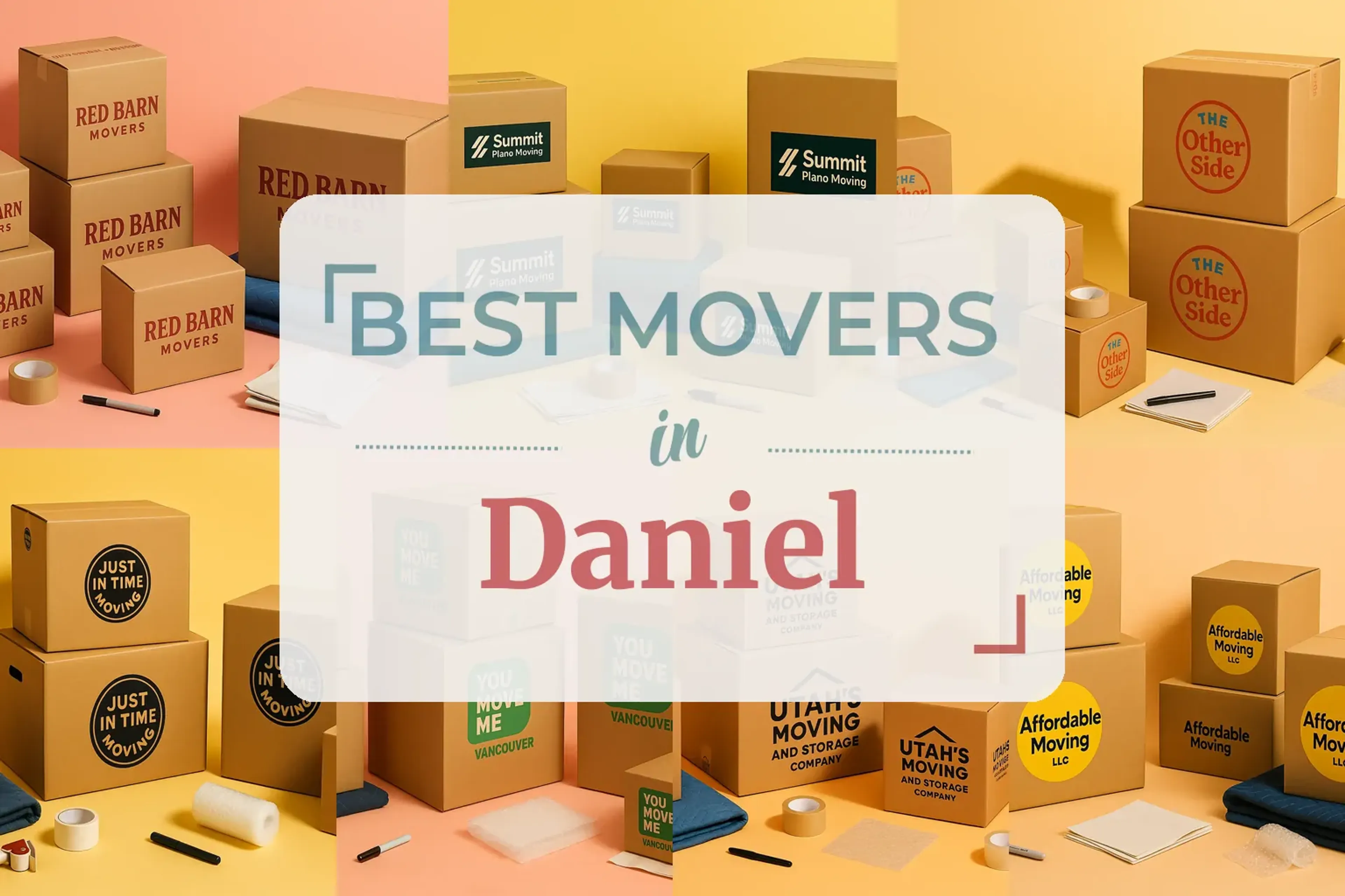 Side-by-side comparison of Daniel moving companies