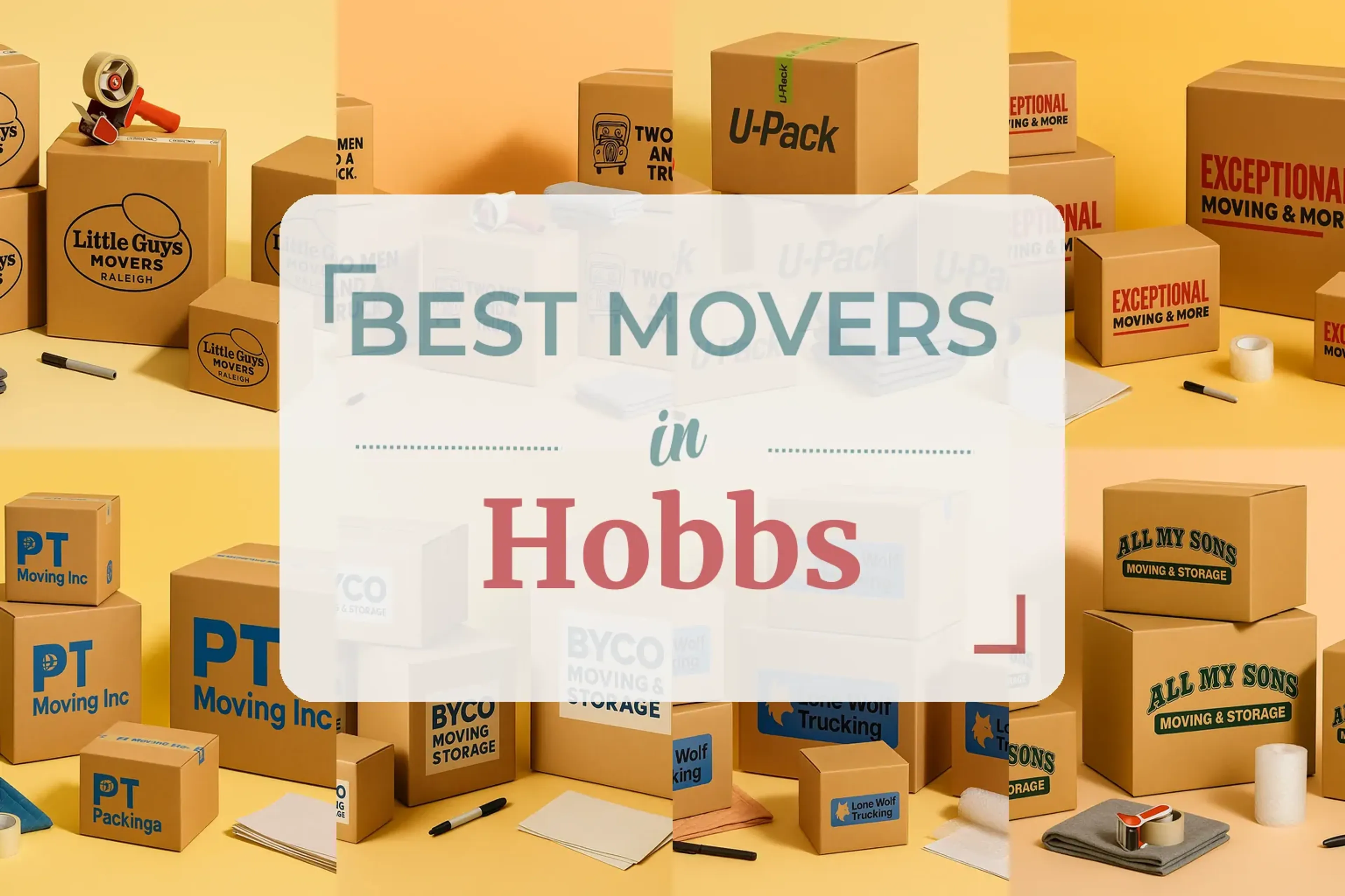 Side-by-side comparison of Hobbs moving companies