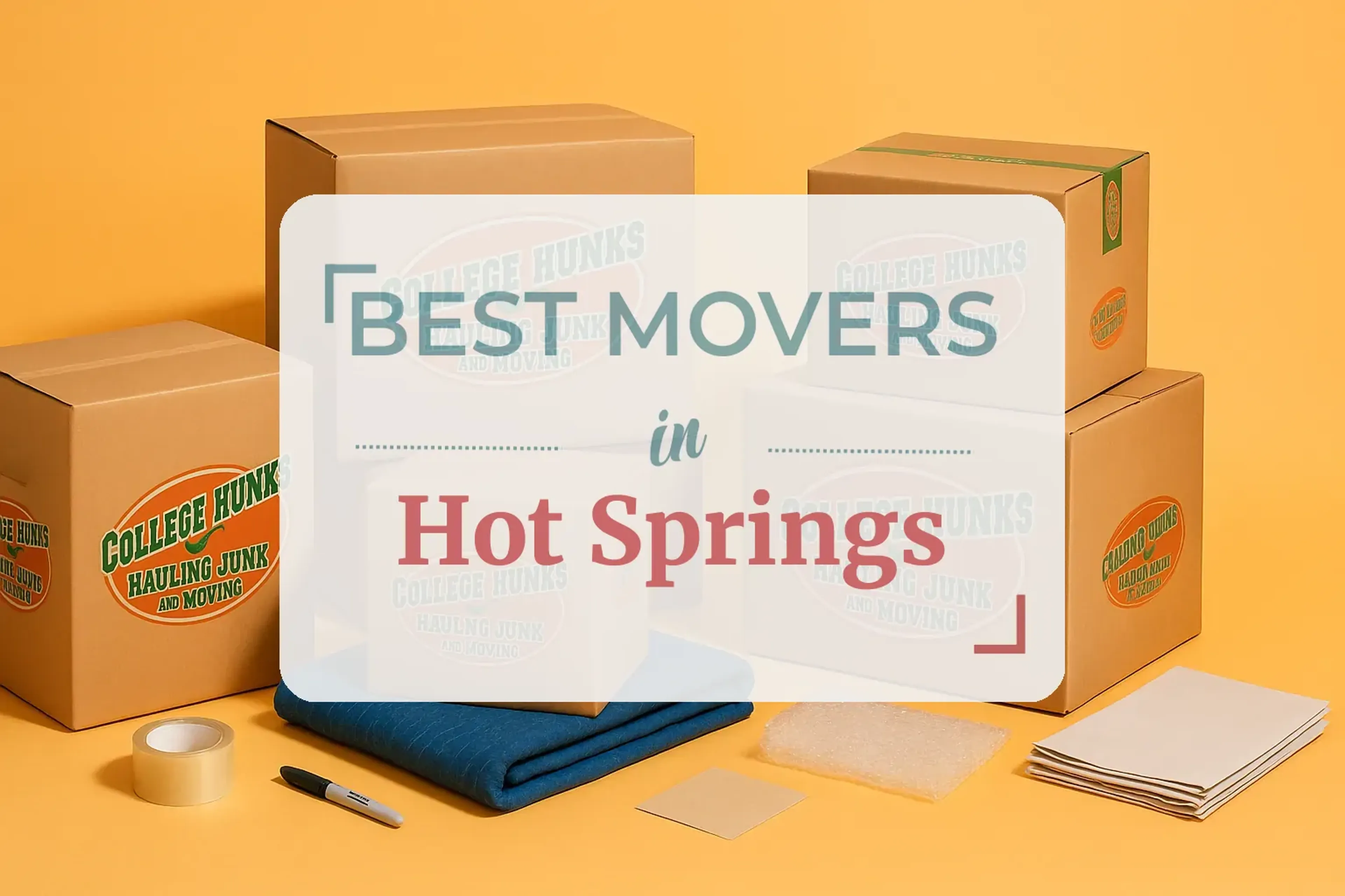 Side-by-side comparison of Hot Springs moving companies