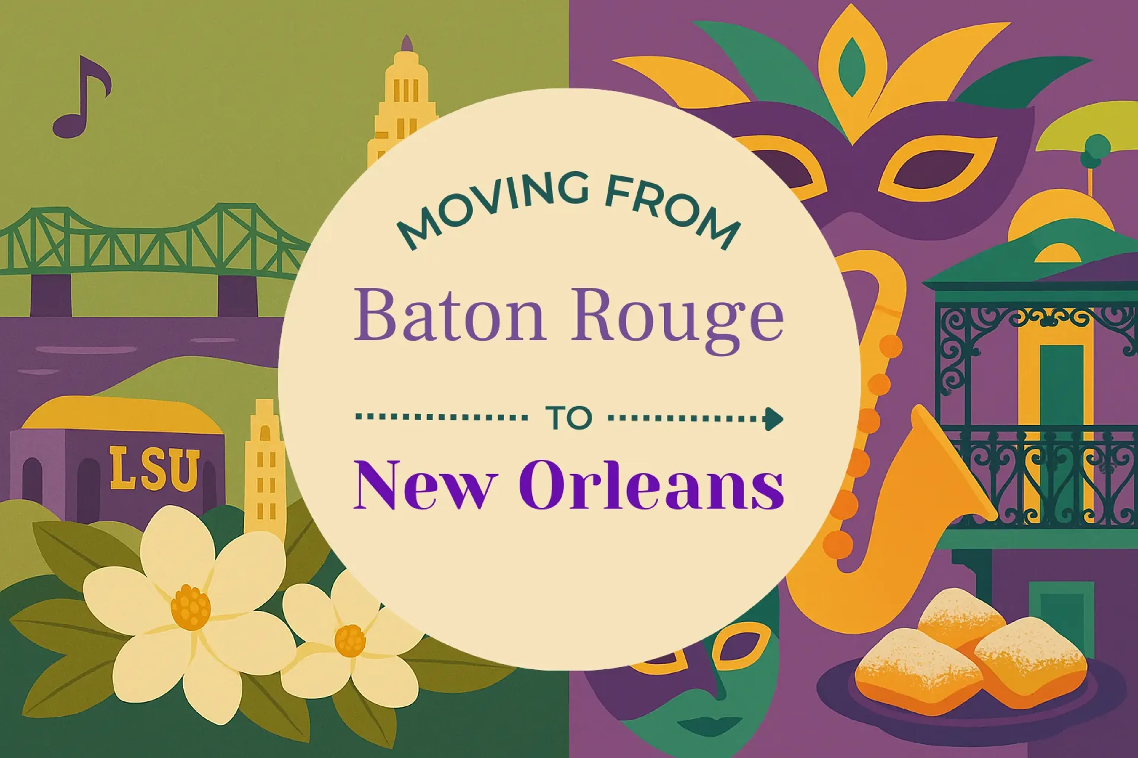 Side-by-side comparison of Baton Rouge to New Orleans moving companies