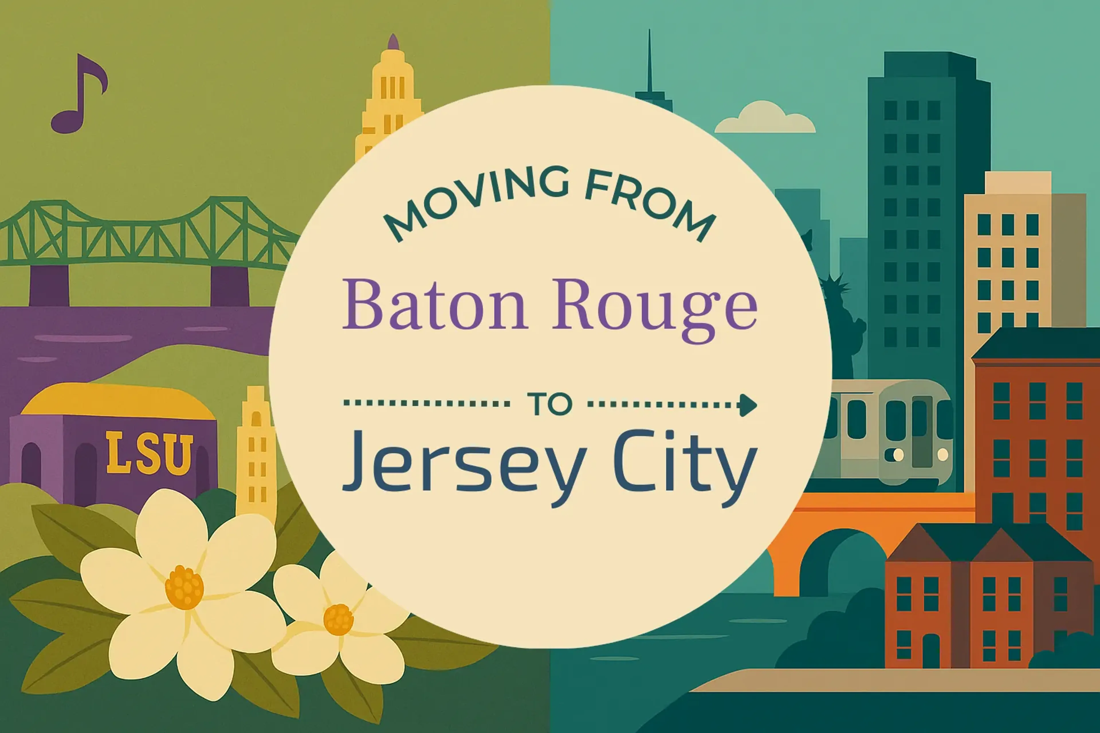 Side-by-side comparison of Baton Rouge to Jersey City moving companies