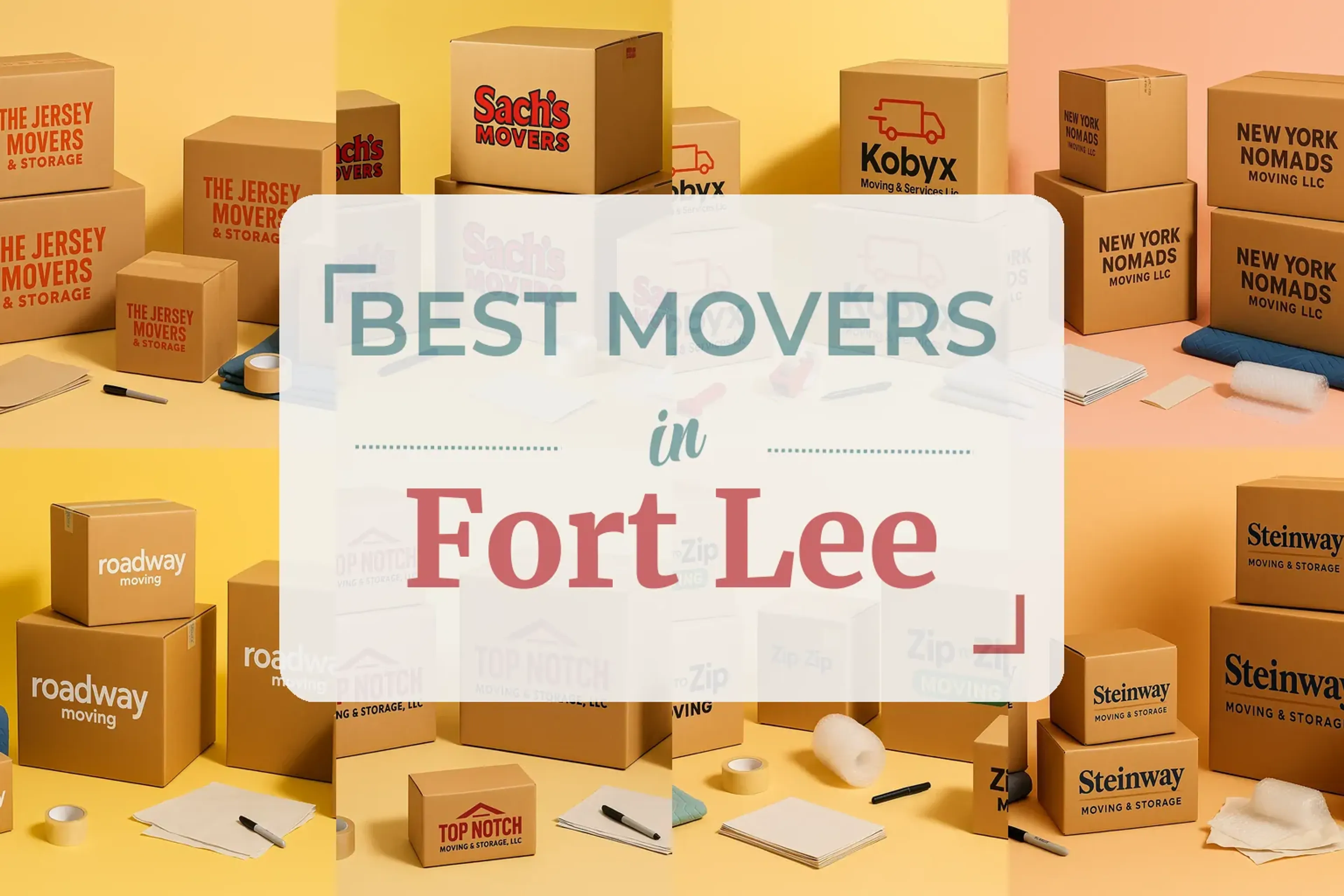 Side-by-side comparison of Fort Lee moving companies