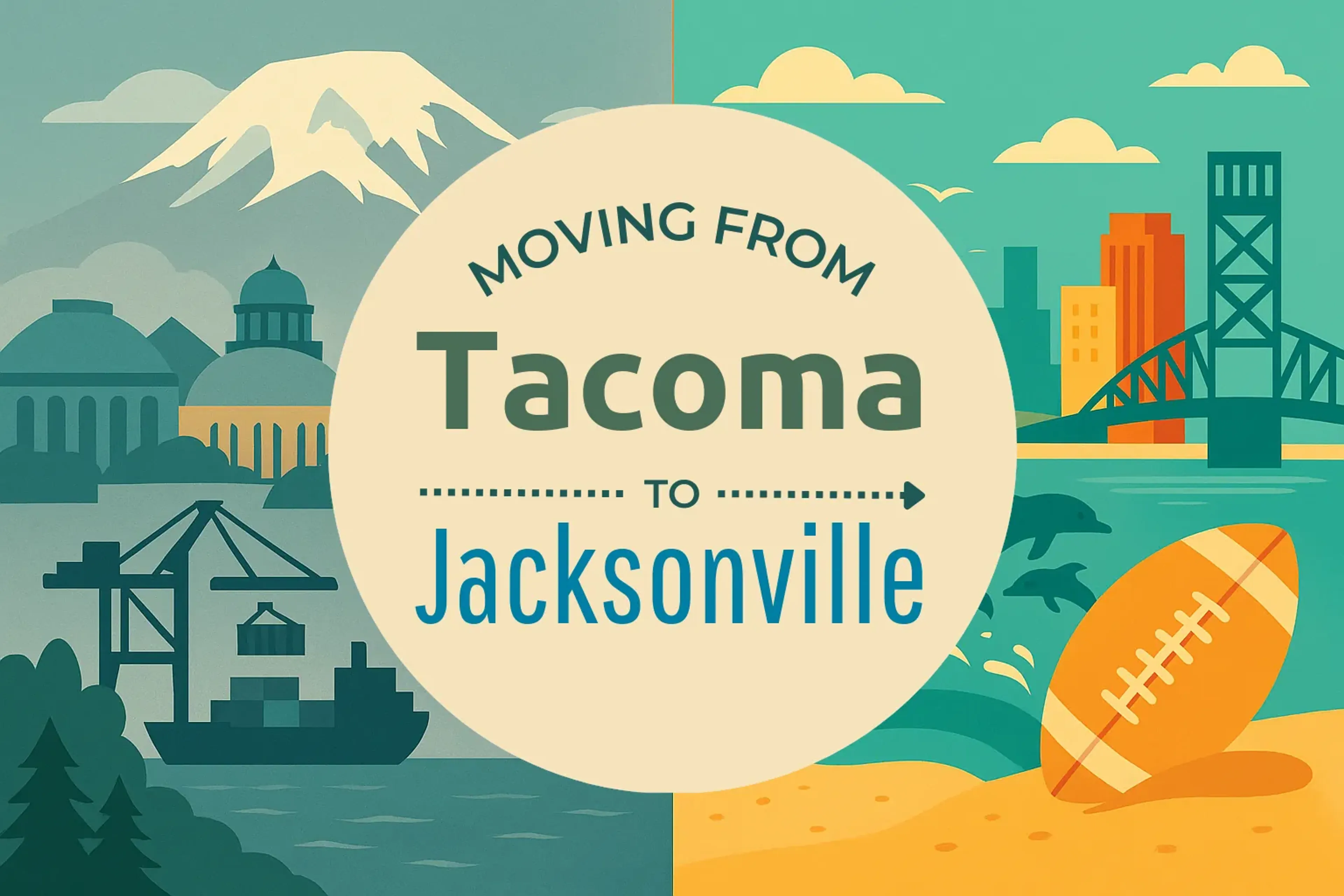 Side-by-side comparison of Tacoma to Jacksonville moving companies