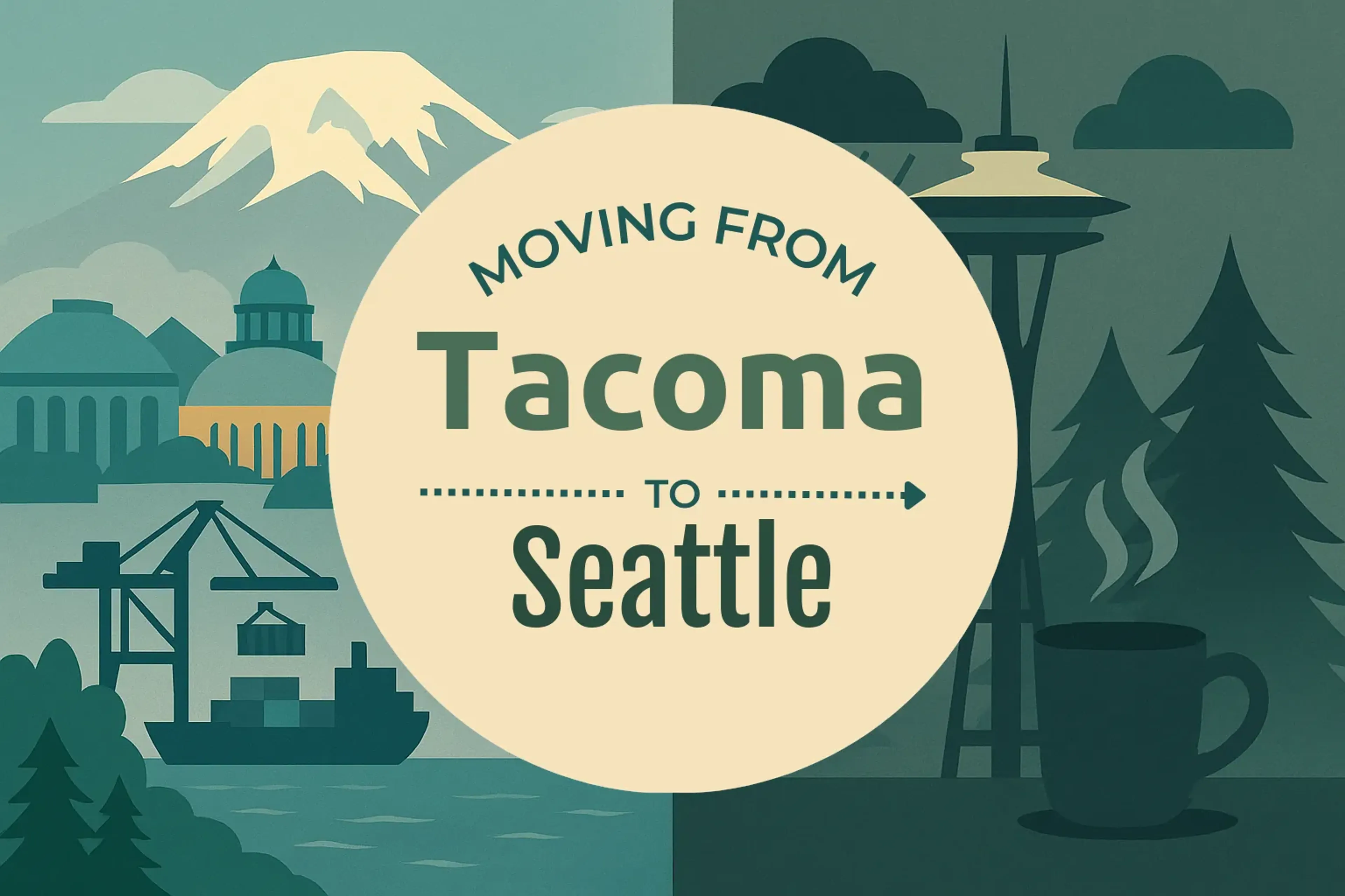 Side-by-side comparison of Tacoma to Seattle moving companies
