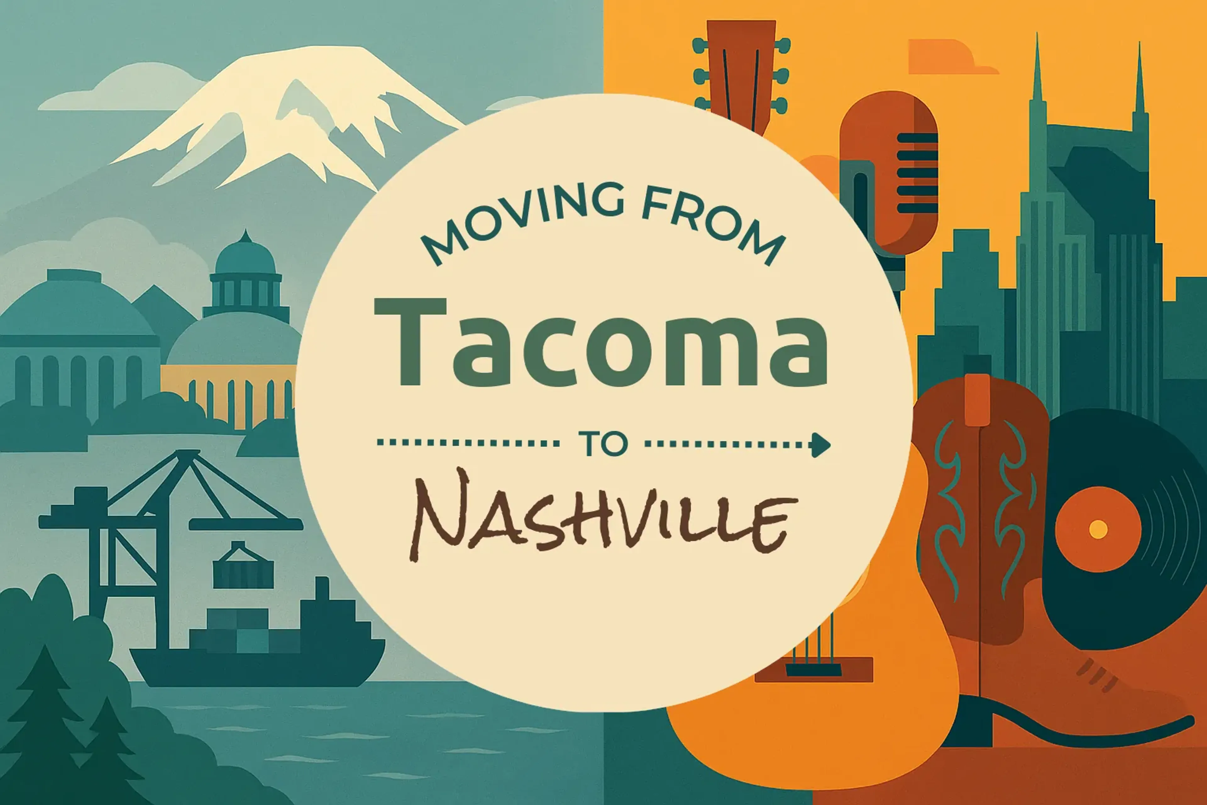 Side-by-side comparison of Tacoma to Nashville moving companies