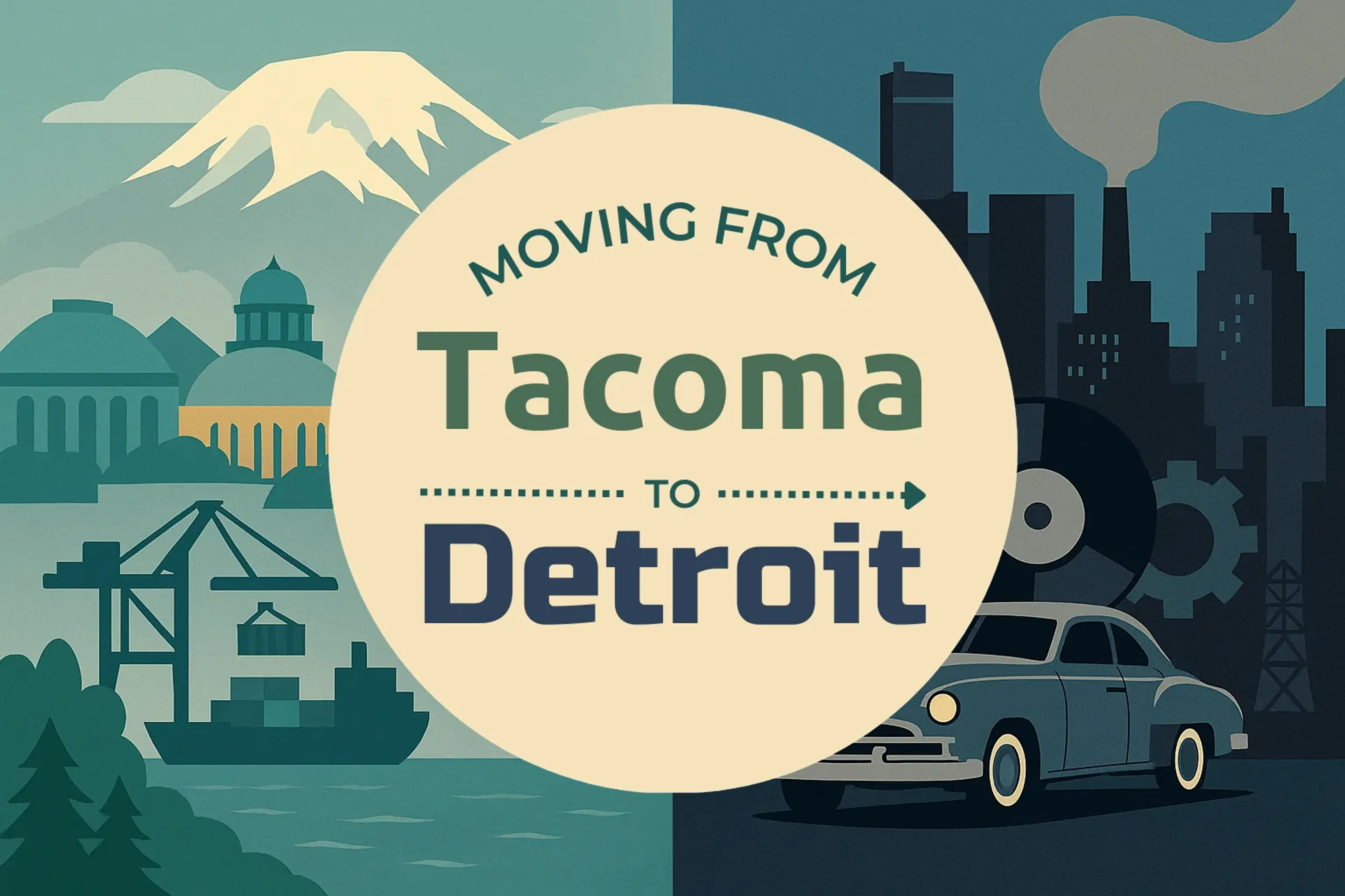 Side-by-side comparison of Tacoma to Detroit moving companies