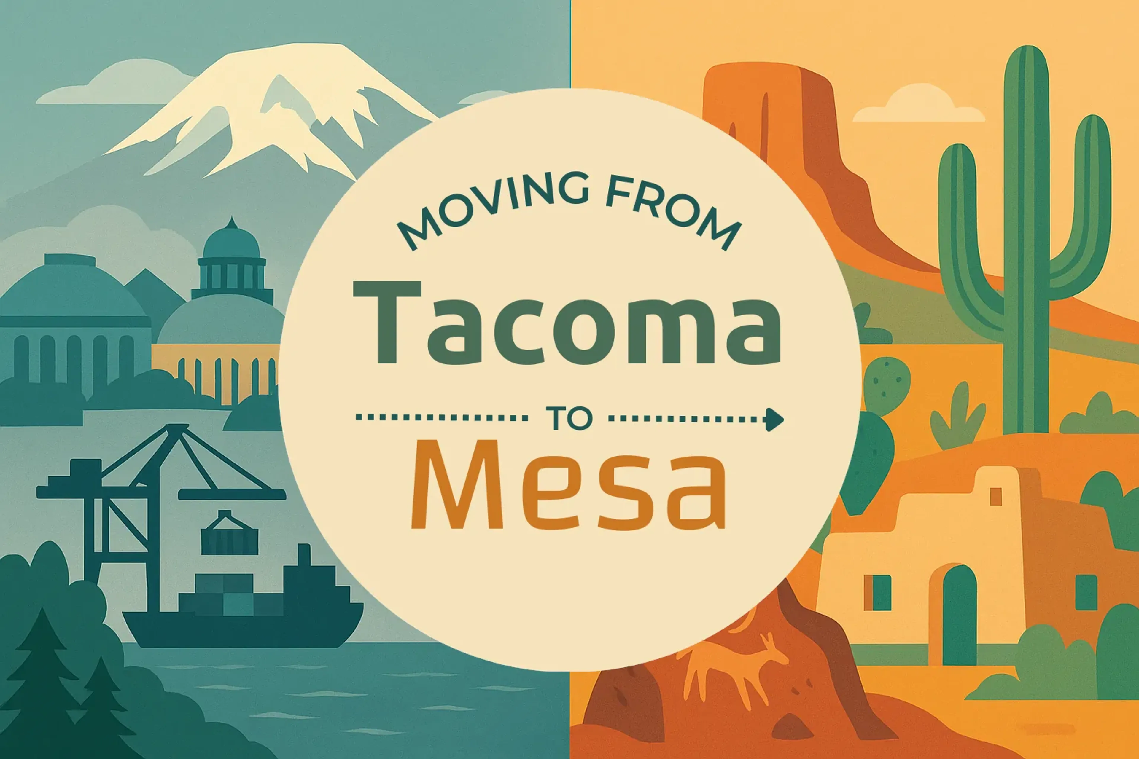 Side-by-side comparison of Tacoma to Mesa moving companies