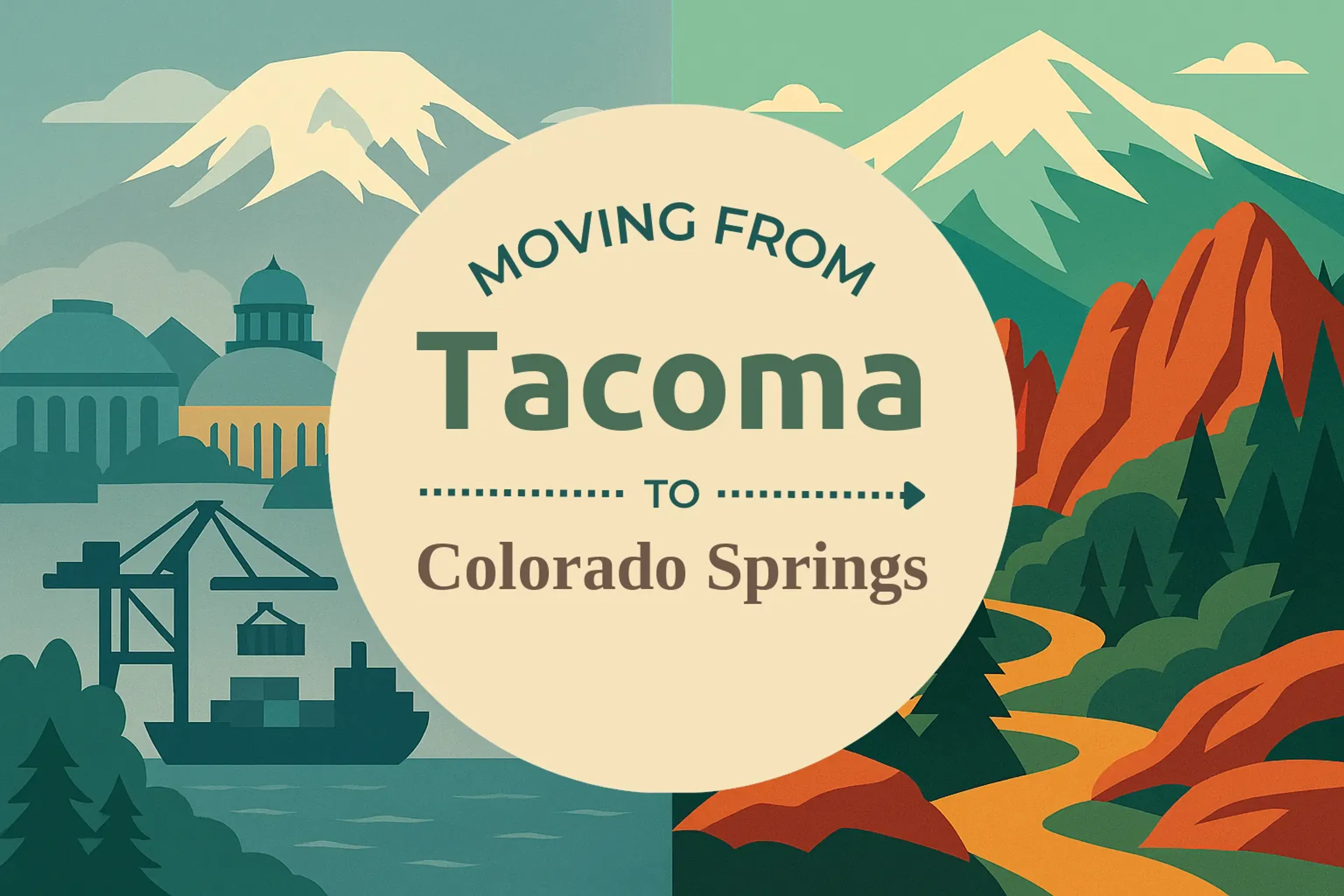 Side-by-side comparison of Tacoma to Colorado Springs moving companies