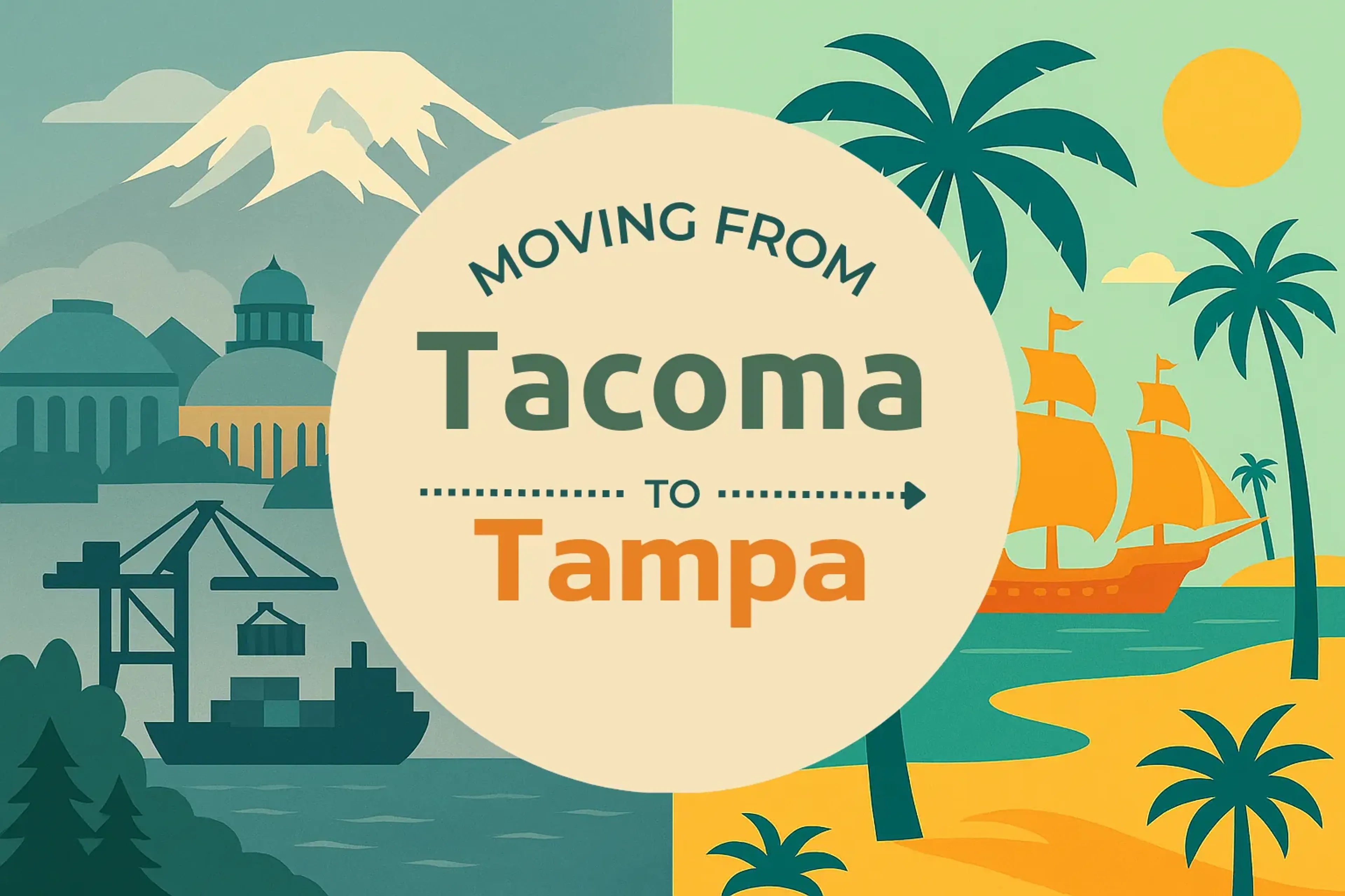 Side-by-side comparison of Tacoma to Tampa moving companies