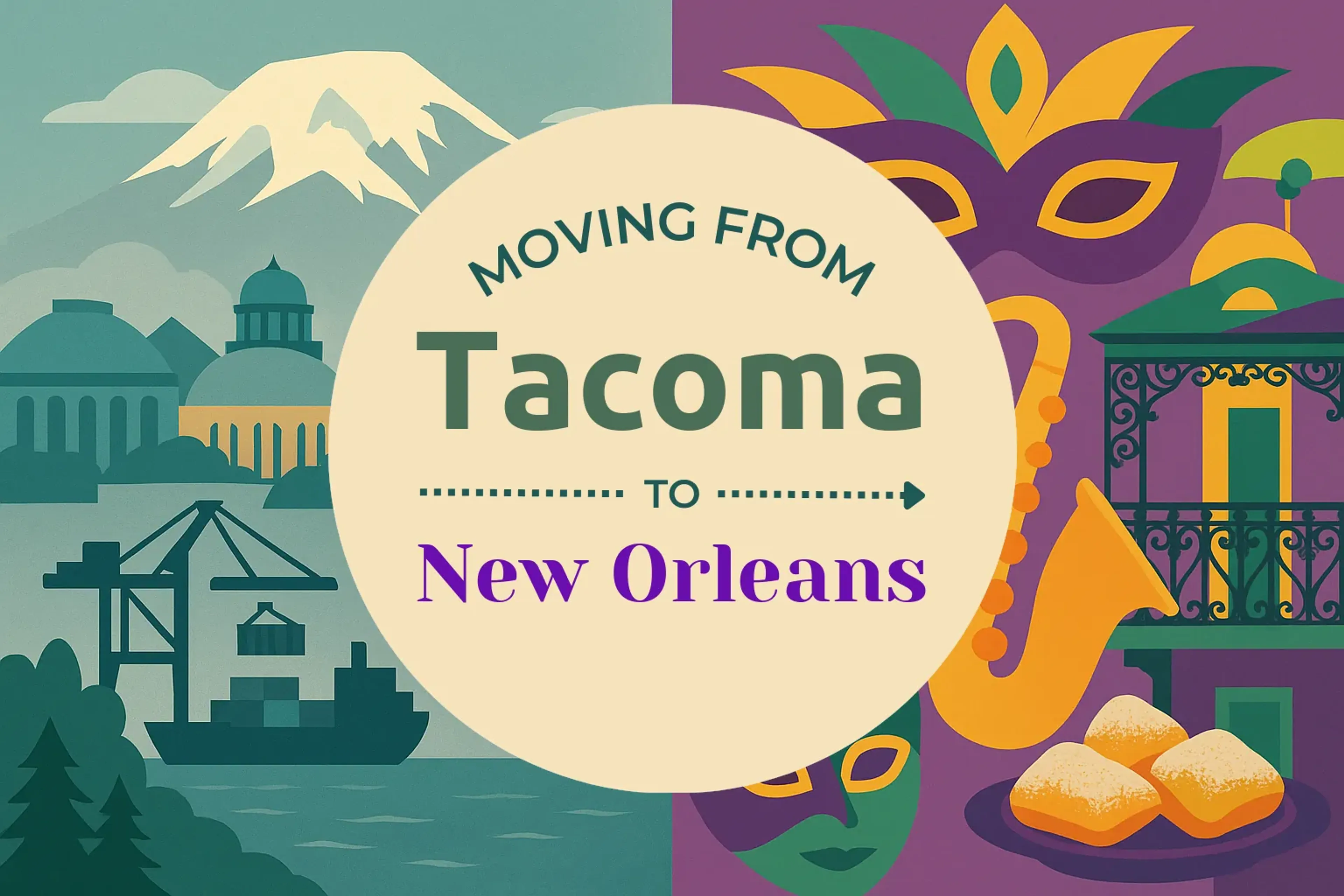 Side-by-side comparison of Tacoma to New Orleans moving companies