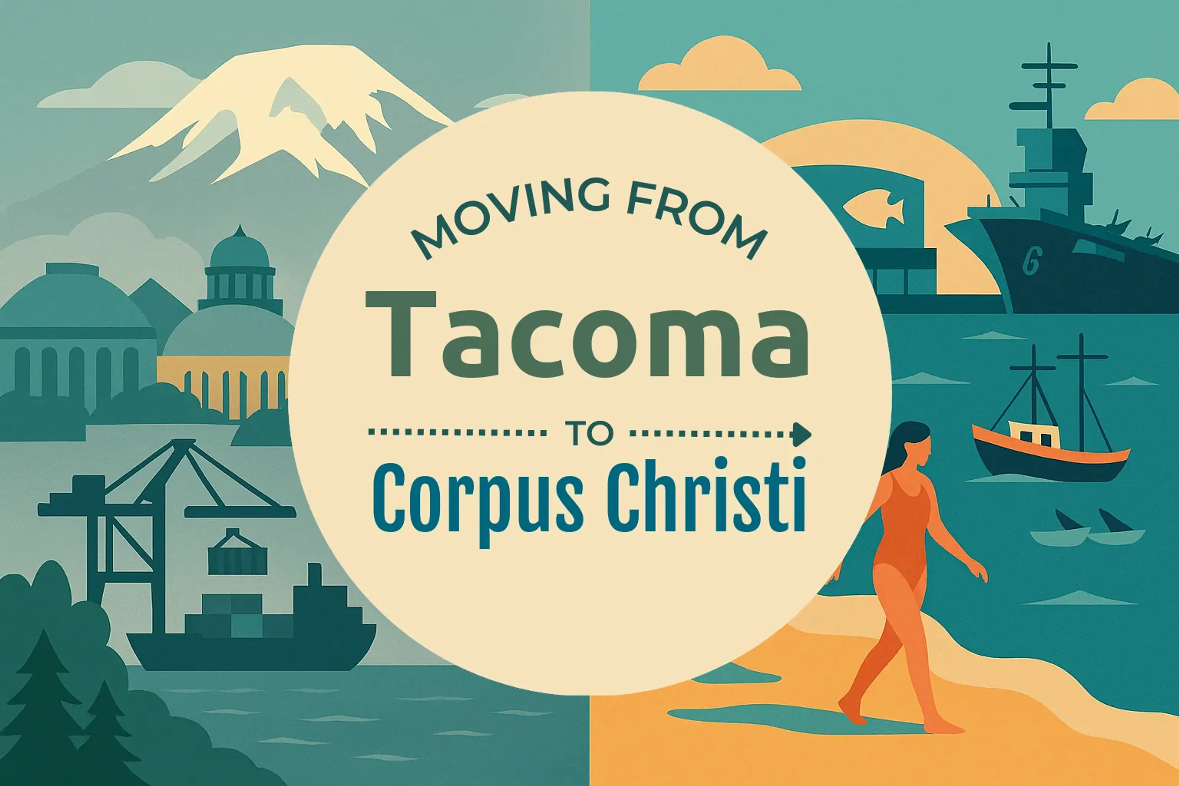 Side-by-side comparison of Tacoma to Corpus Christi moving companies