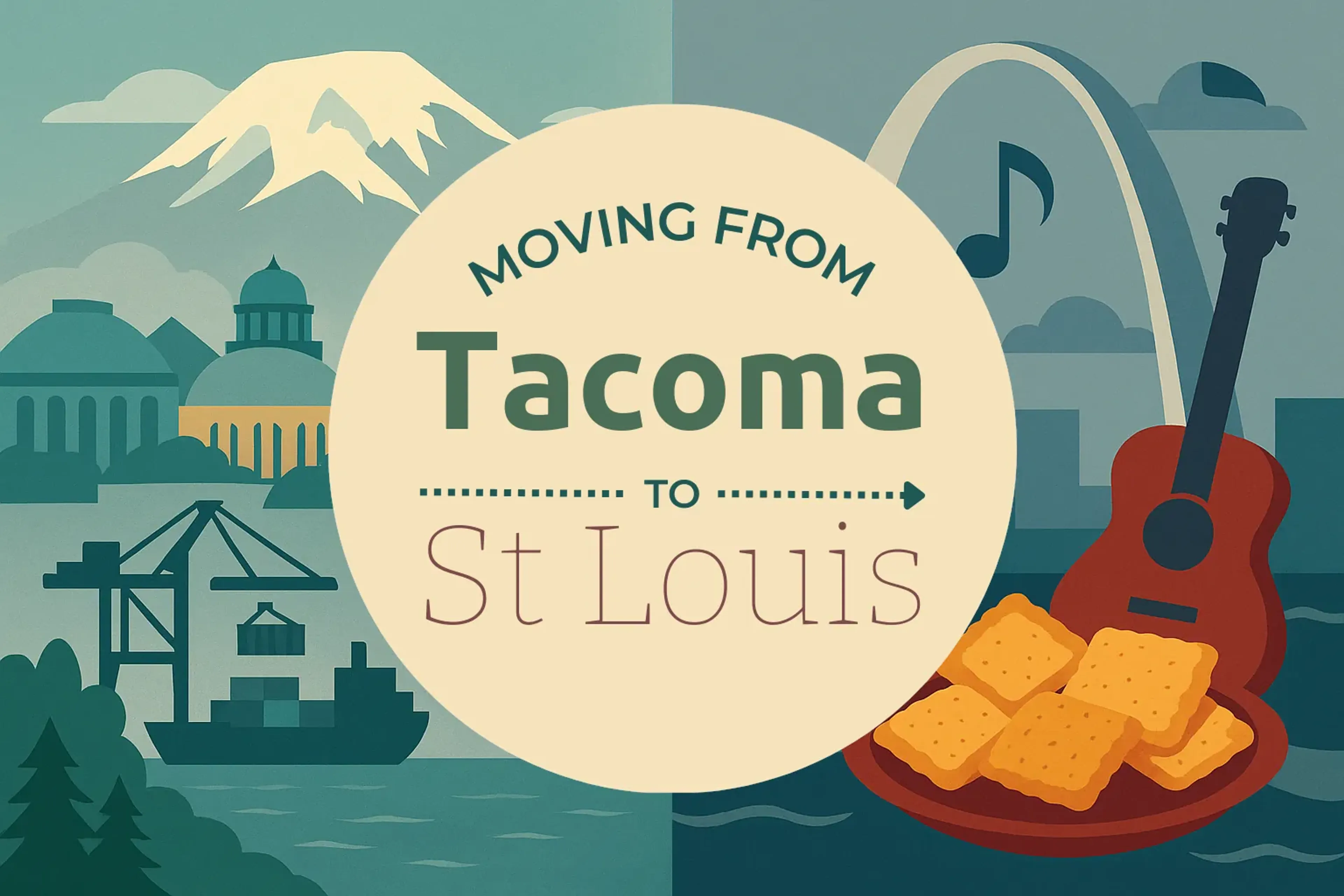 Side-by-side comparison of Tacoma to St. Louis moving companies