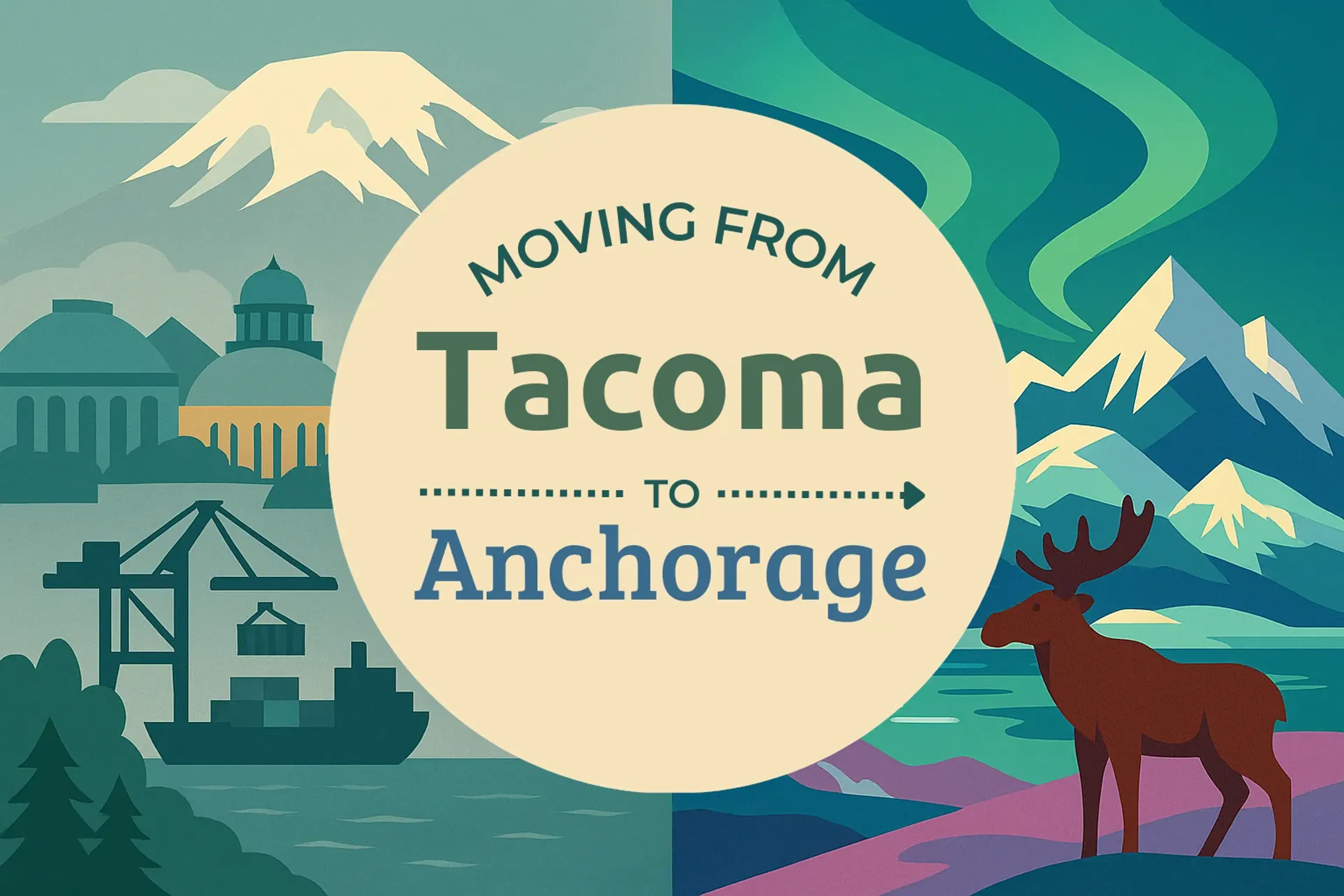 Side-by-side comparison of Tacoma to Anchorage moving companies
