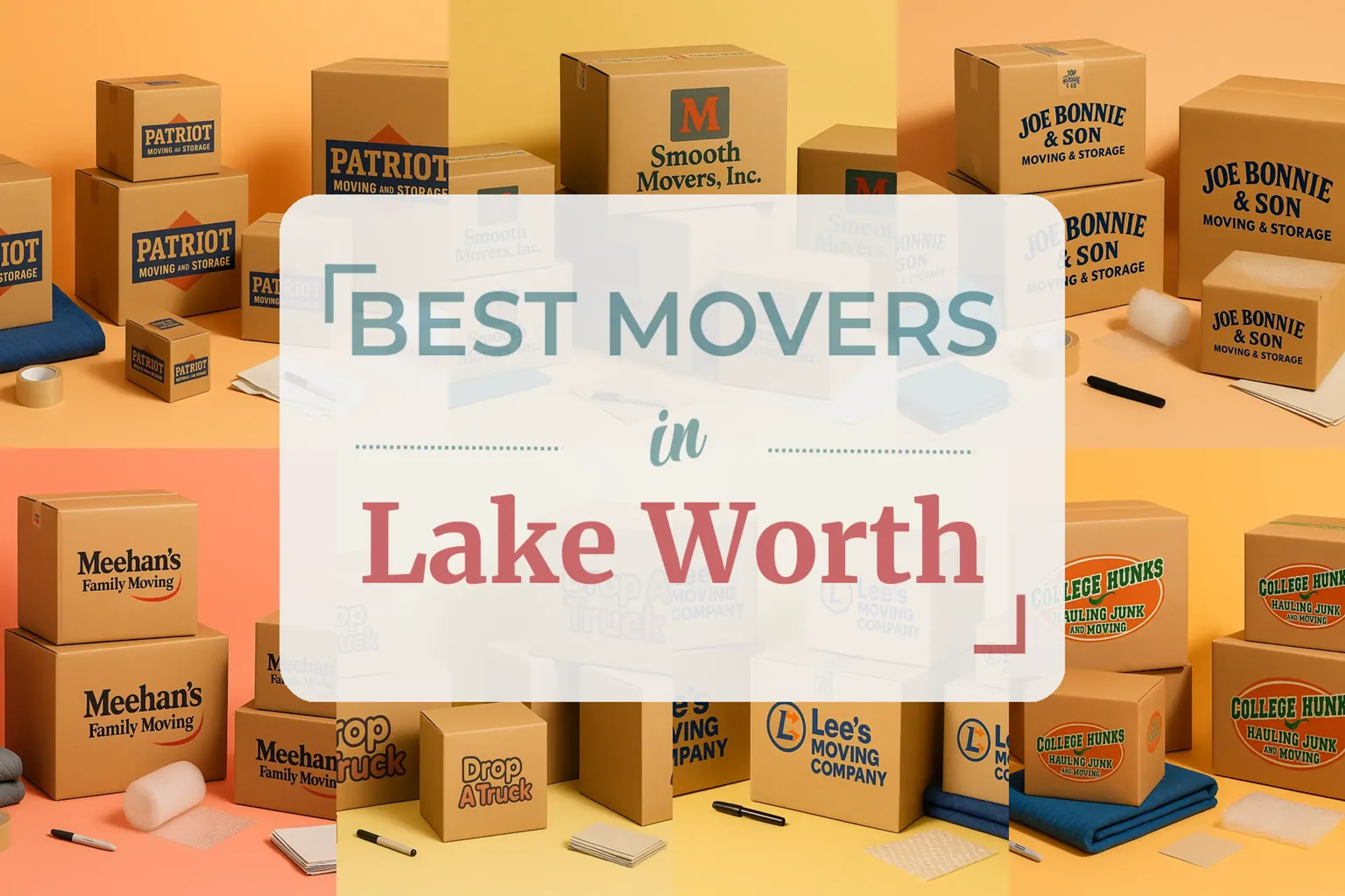 Side-by-side comparison of Lake Worth moving companies