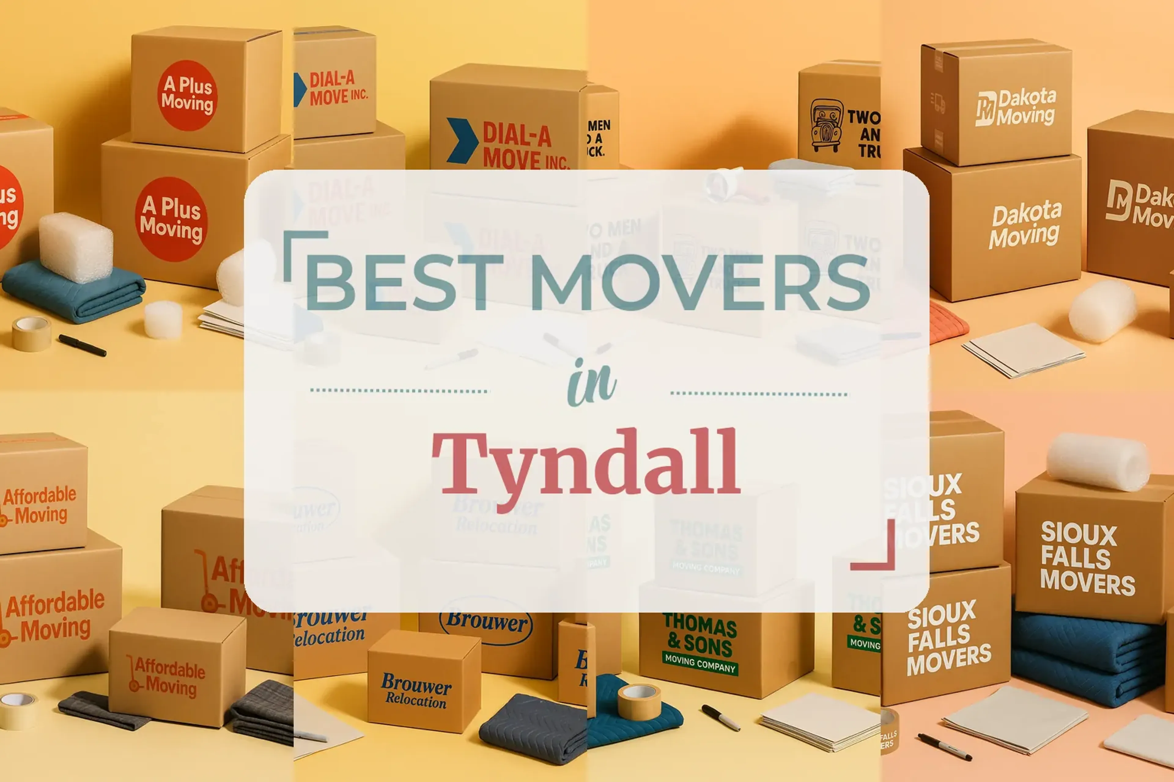 Side-by-side comparison of Tyndall moving companies
