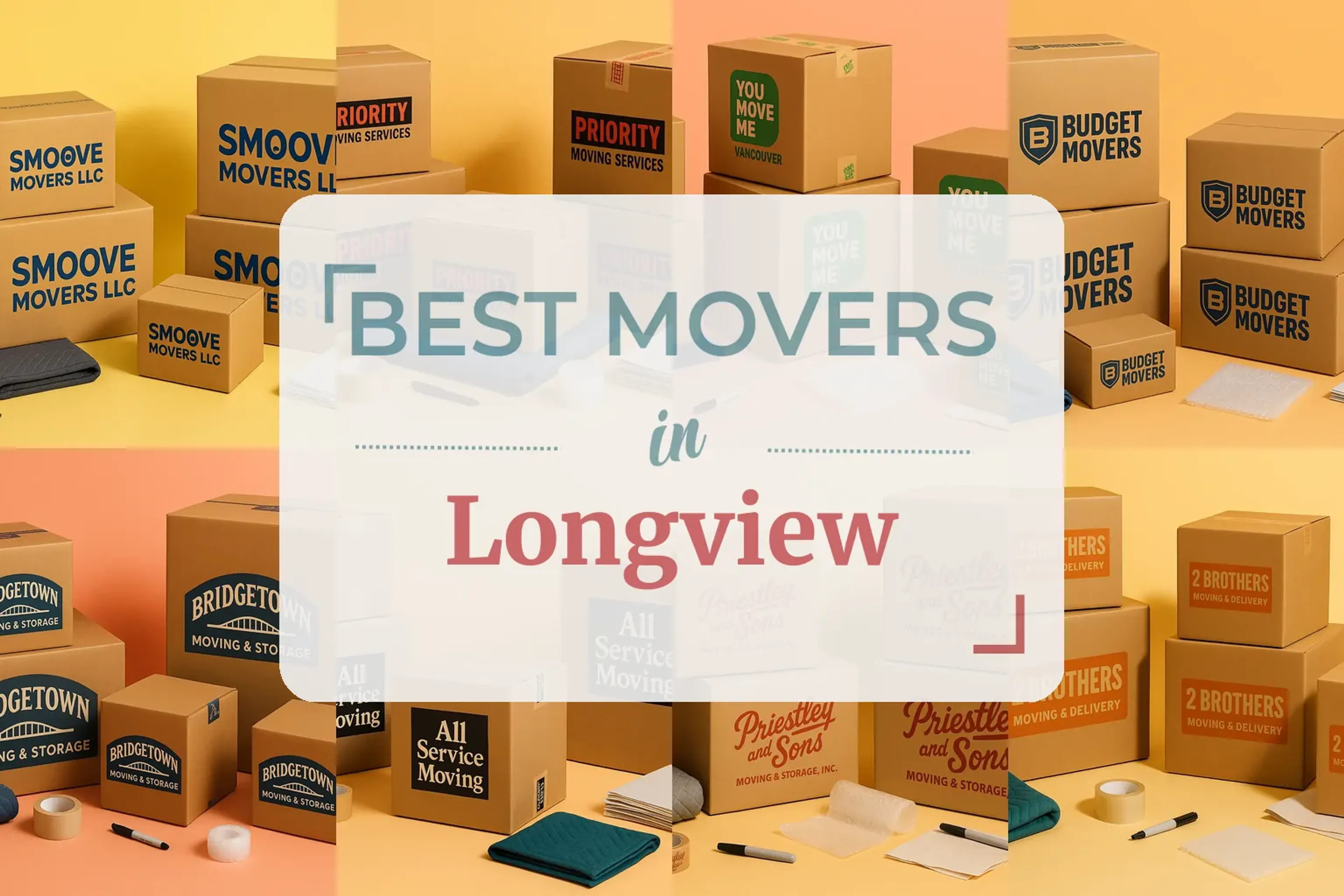 Side-by-side comparison of Longview moving companies