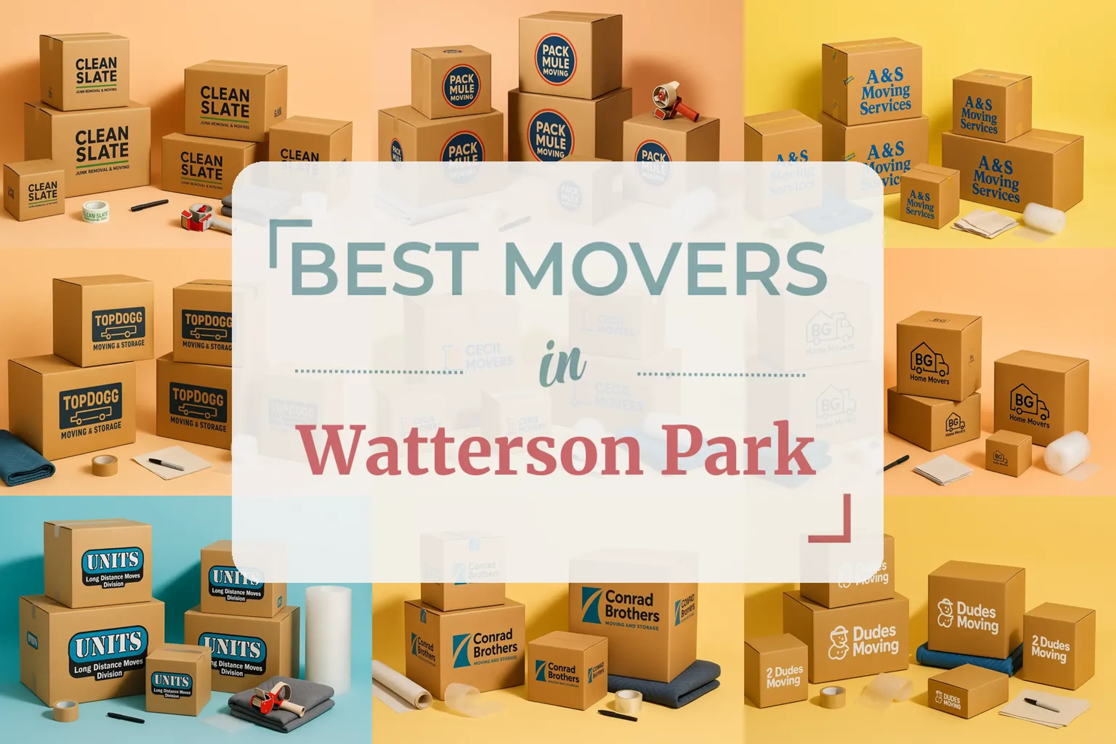 Side-by-side comparison of Watterson Park moving companies