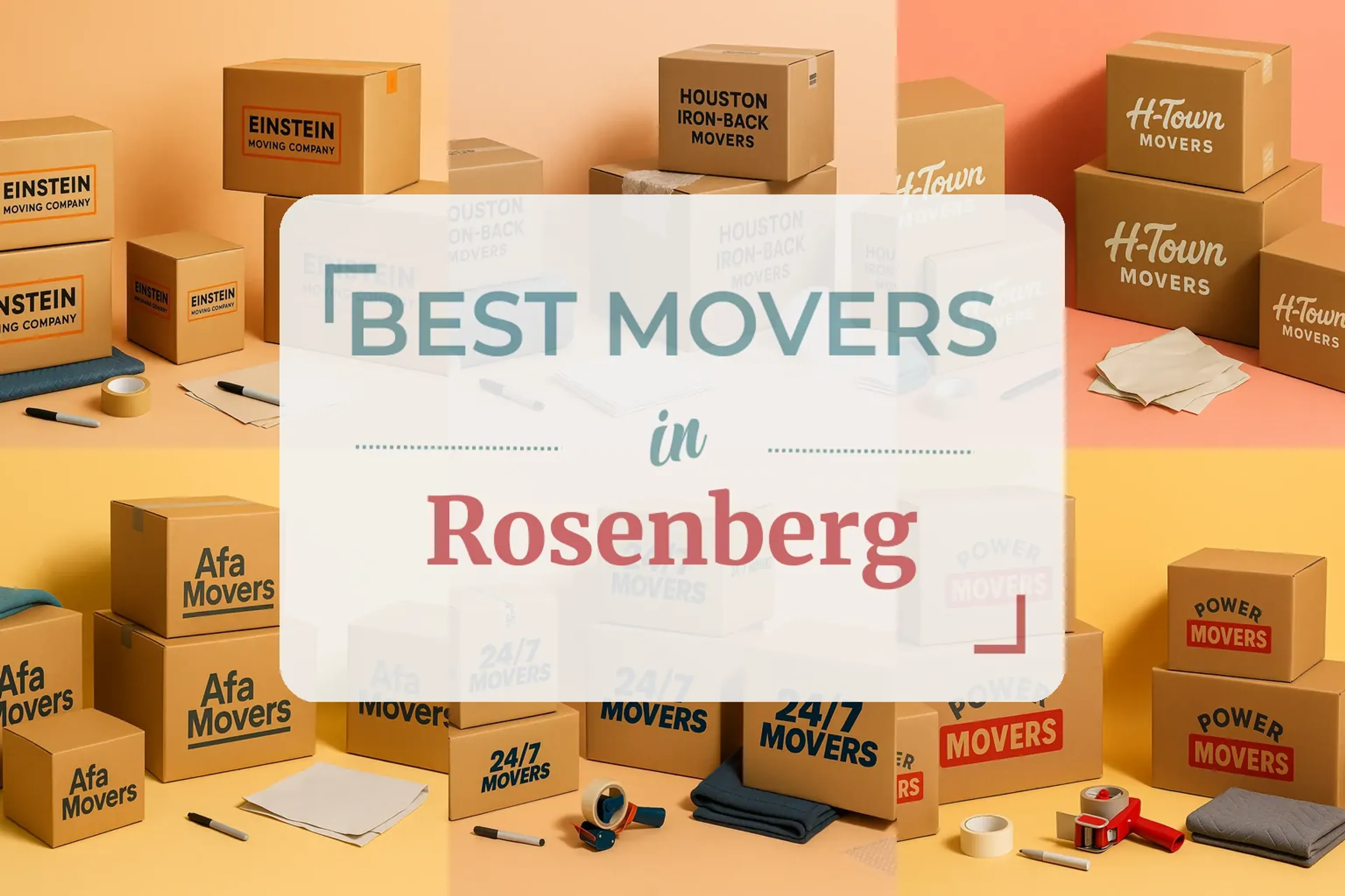 Side-by-side comparison of Rosenberg moving companies