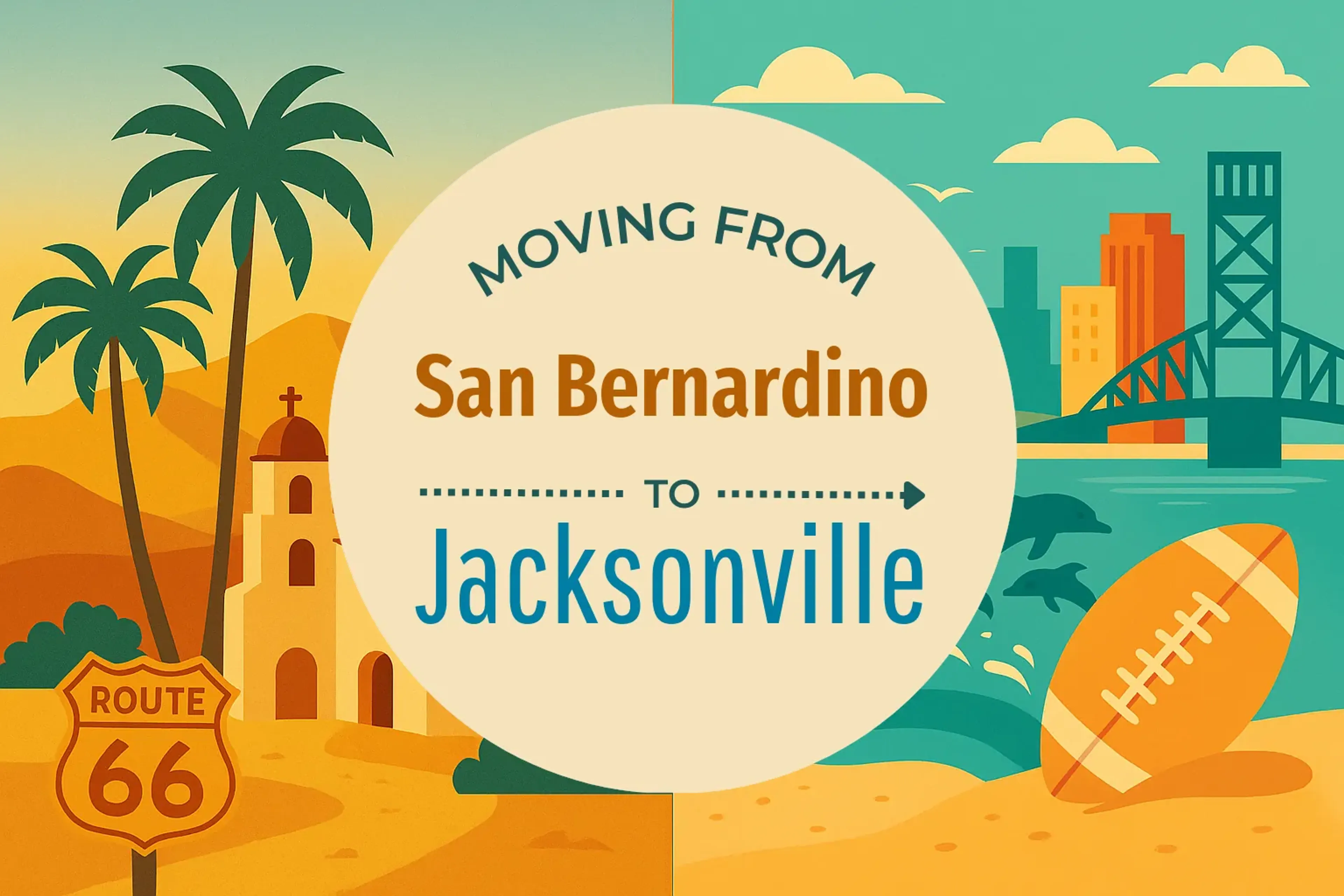 Side-by-side comparison of San Bernardino to Jacksonville moving companies