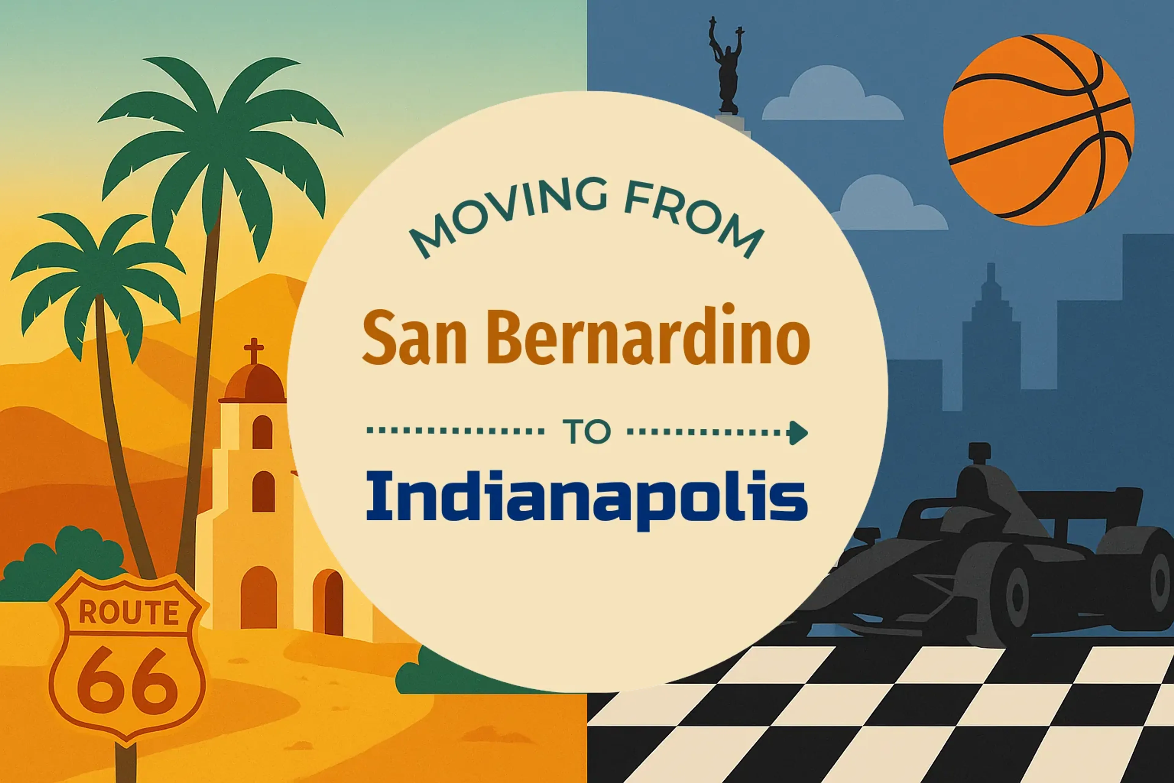 Side-by-side comparison of San Bernardino to Indianapolis moving companies