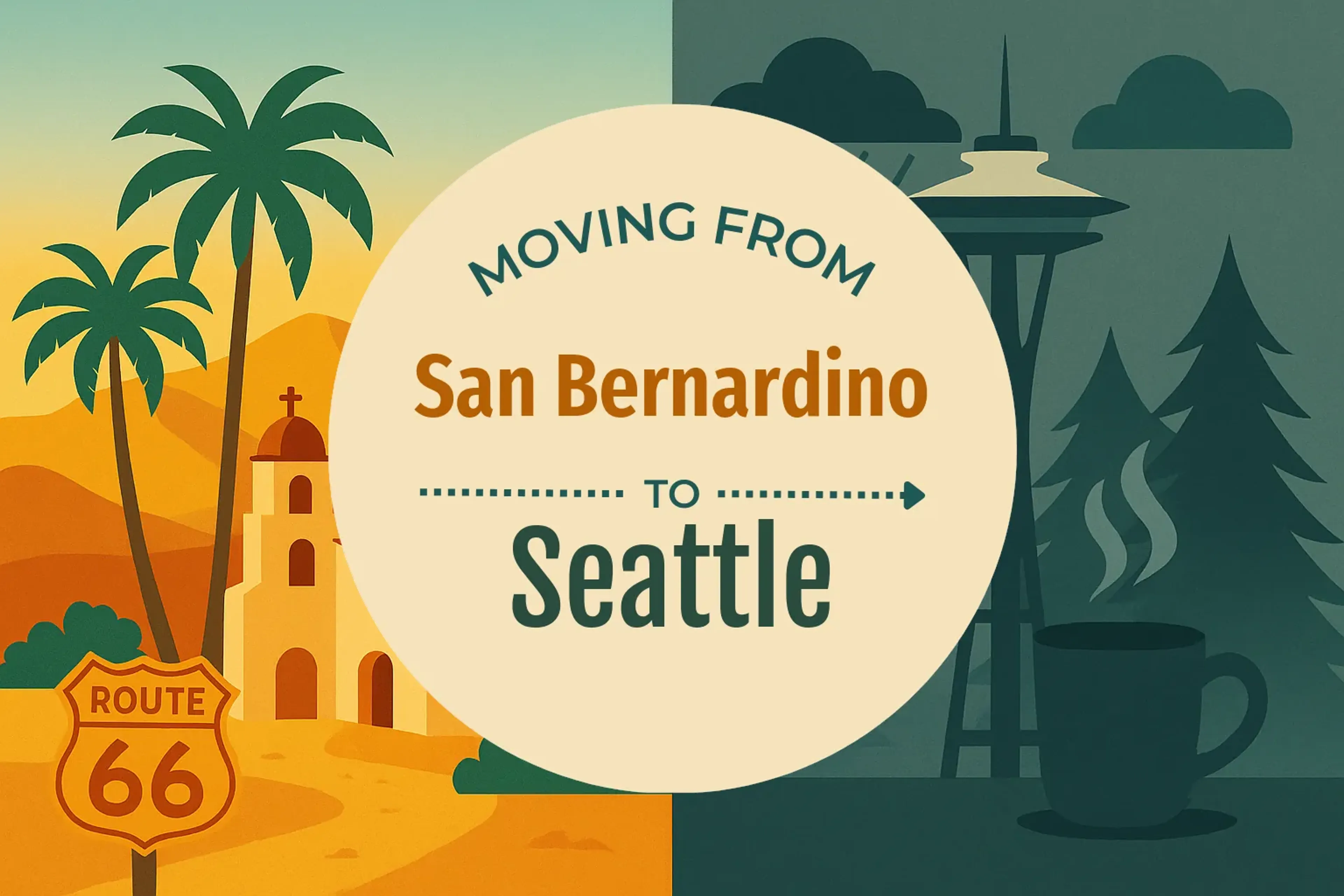Side-by-side comparison of San Bernardino to Seattle moving companies