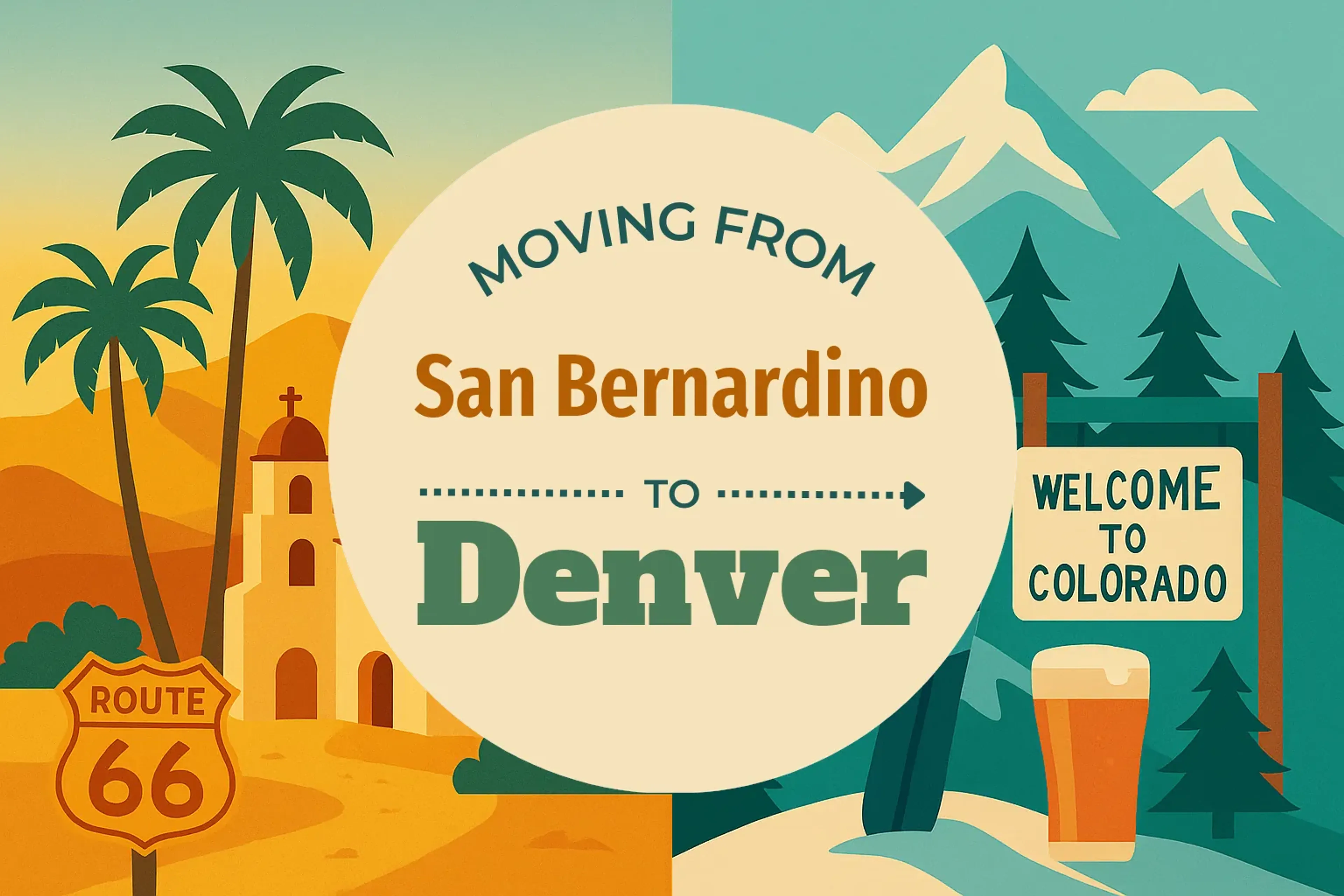 Side-by-side comparison of San Bernardino to Denver moving companies