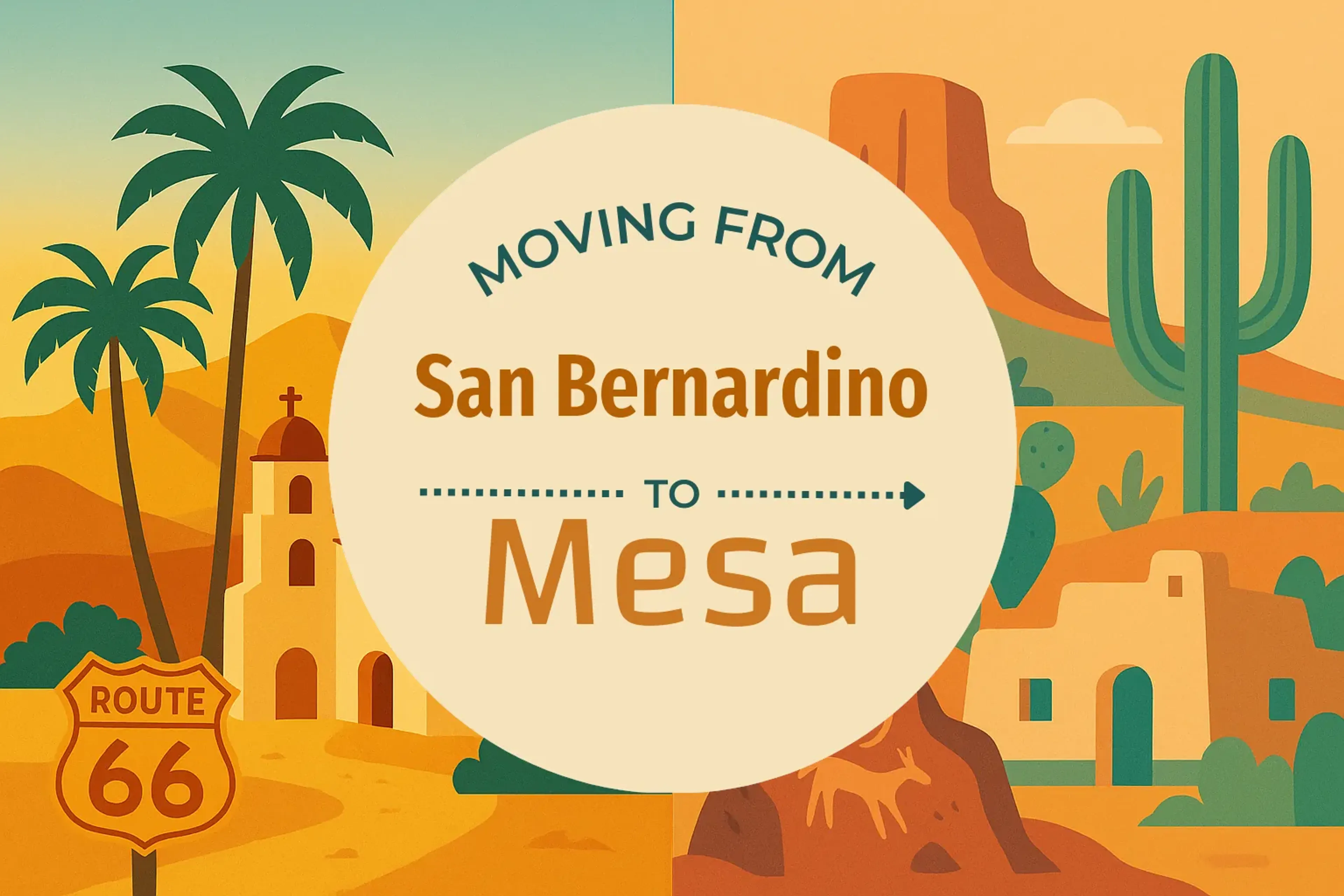 Side-by-side comparison of San Bernardino to Mesa moving companies
