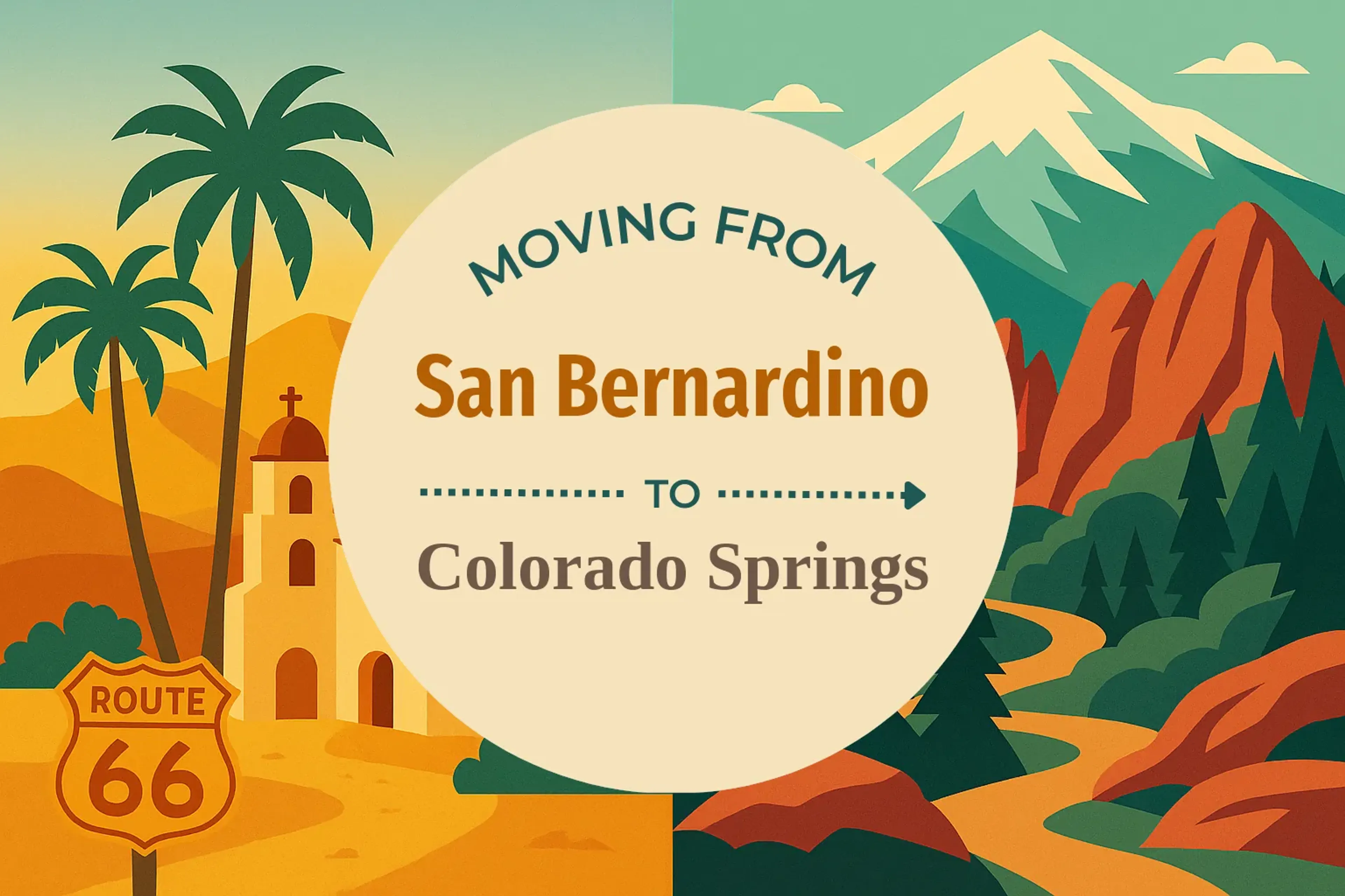 Side-by-side comparison of San Bernardino to Colorado Springs moving companies