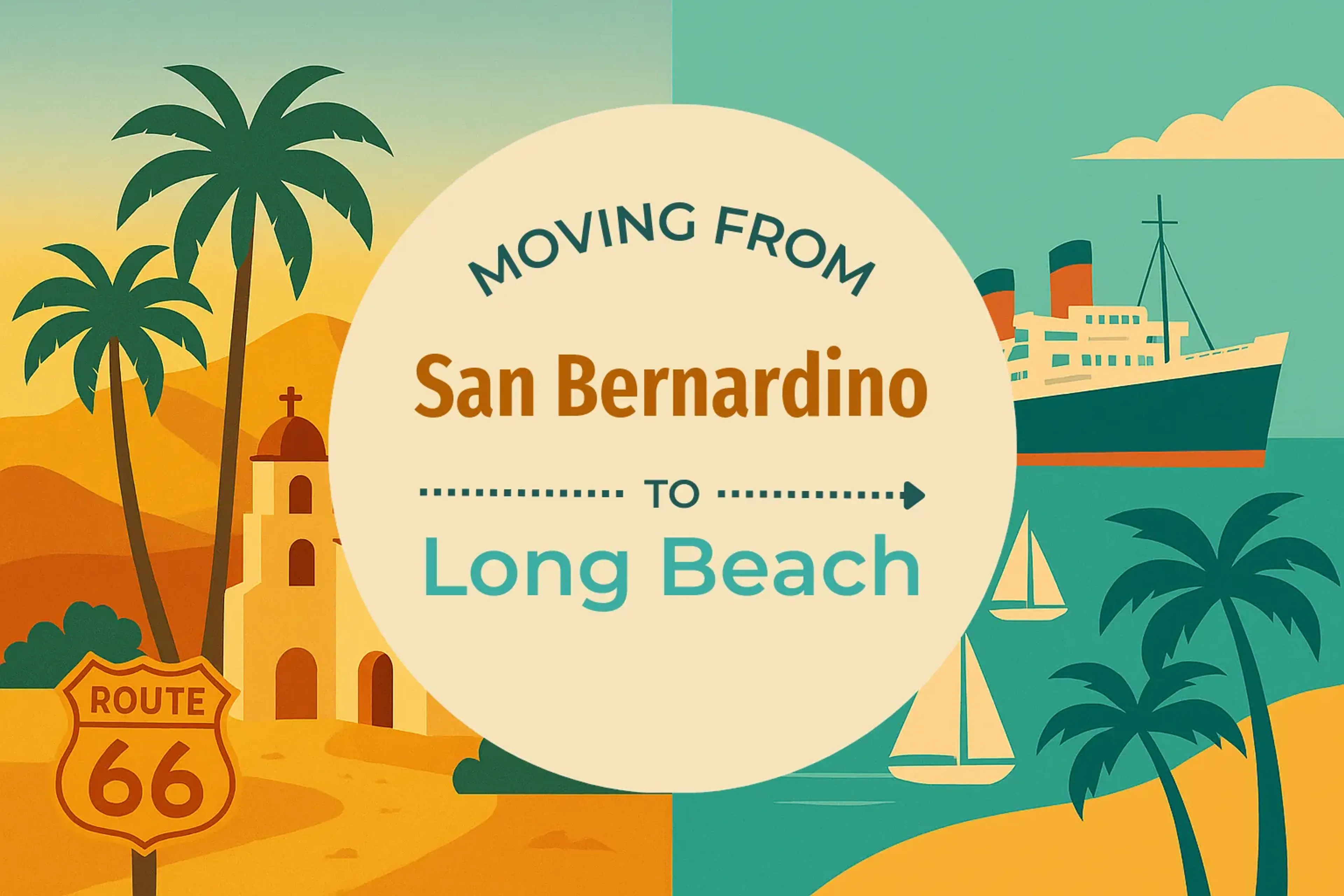 Side-by-side comparison of San Bernardino to Long Beach moving companies
