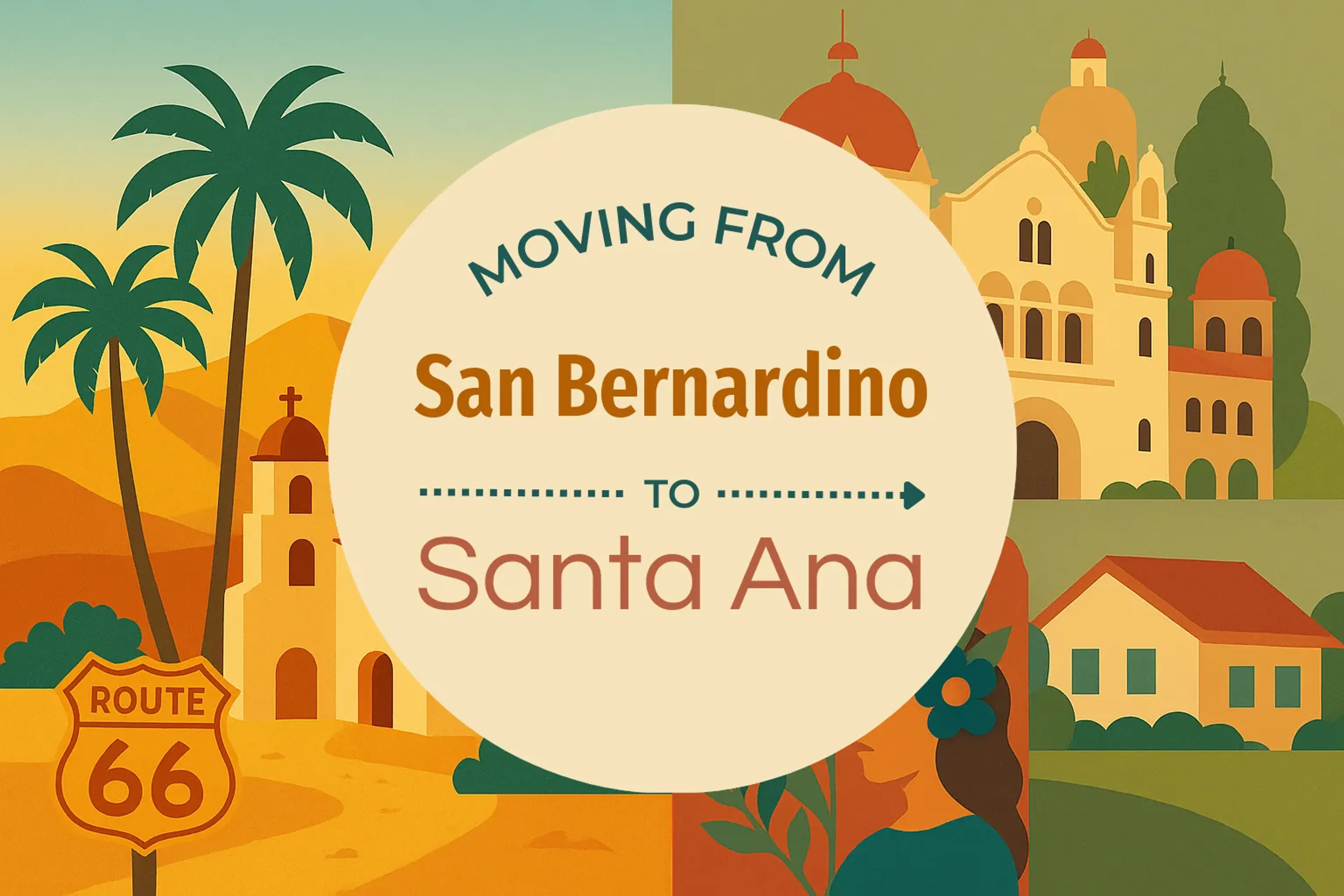 Side-by-side comparison of San Bernardino to Santa Ana moving companies