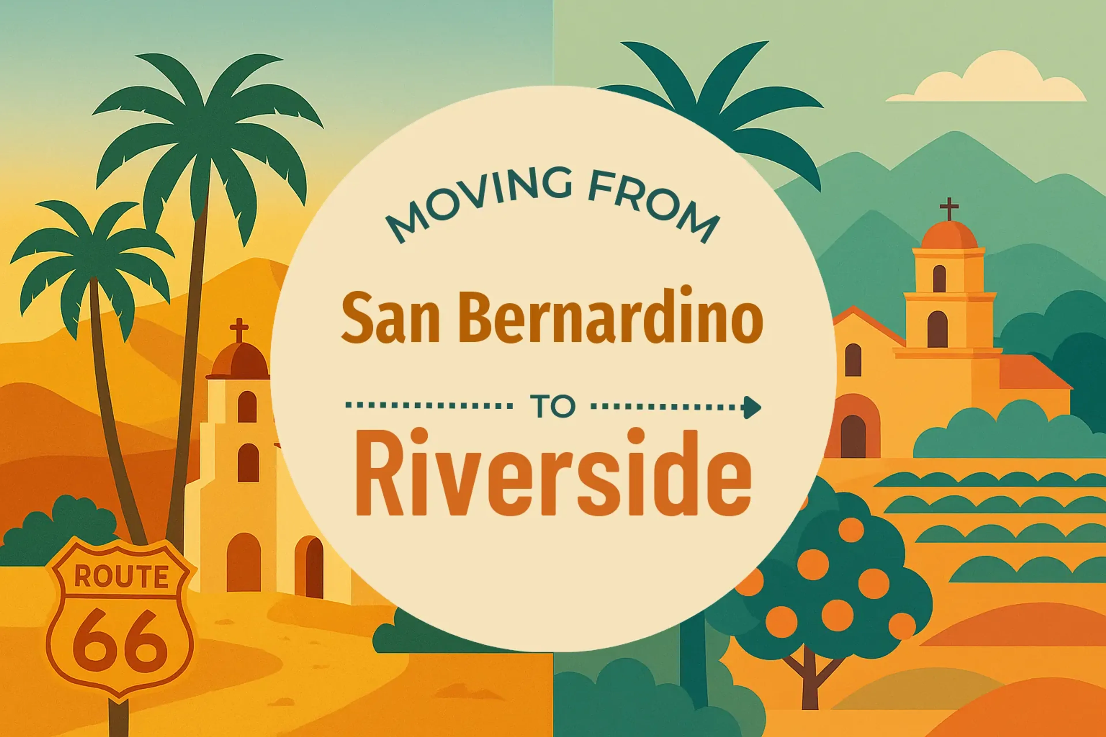 Side-by-side comparison of San Bernardino to Riverside moving companies