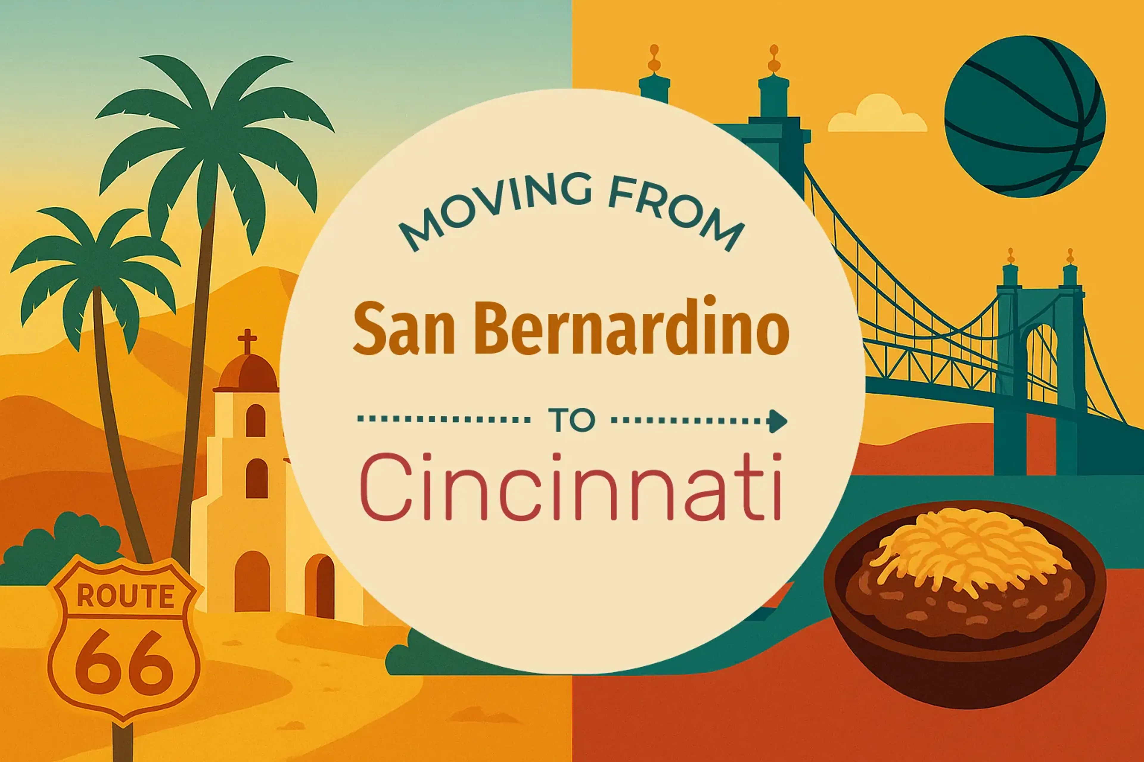 Side-by-side comparison of San Bernardino to Cincinnati moving companies