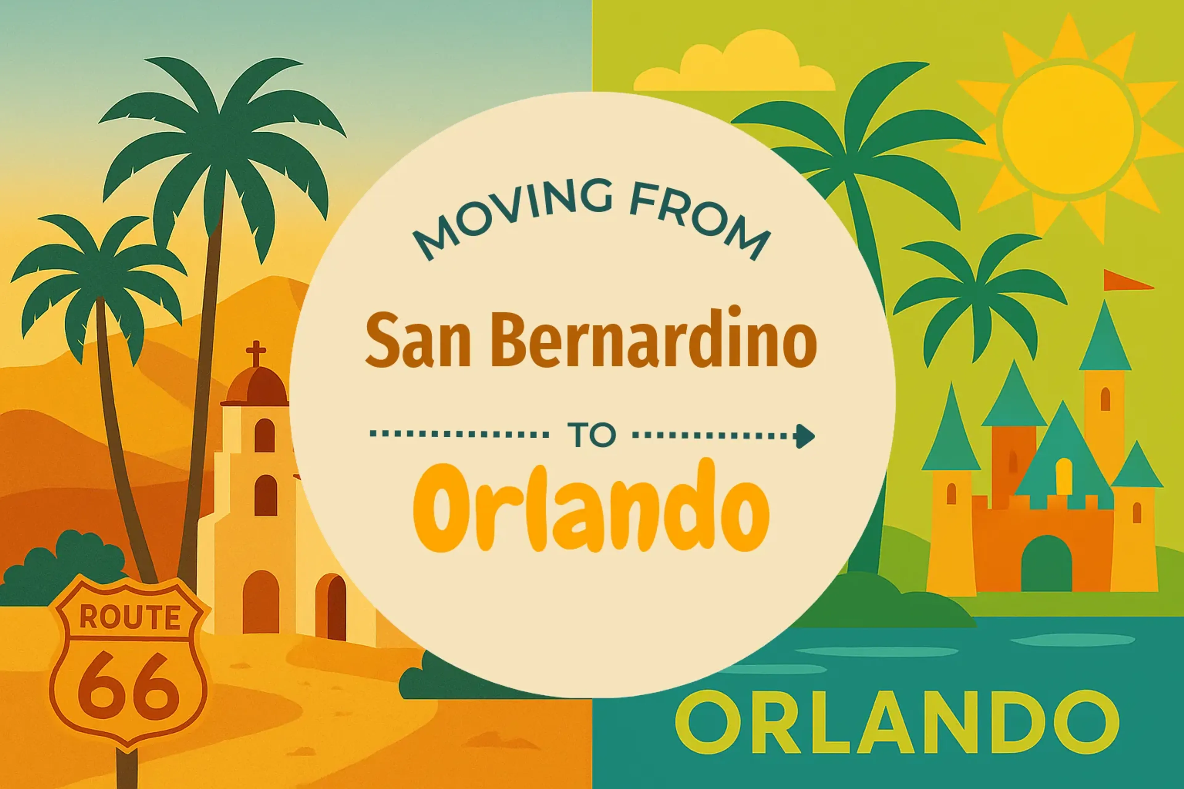 Side-by-side comparison of San Bernardino to Orlando moving companies