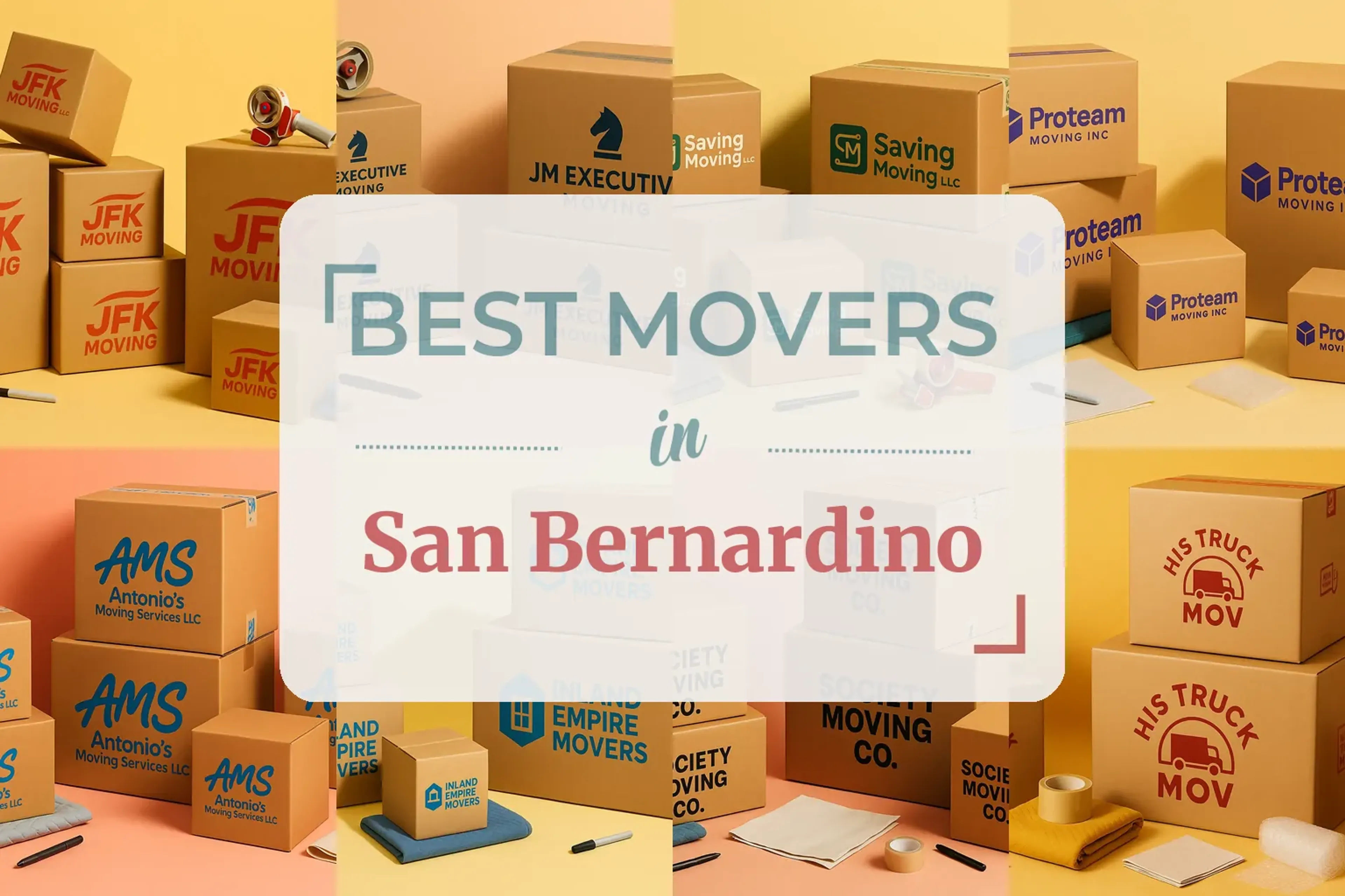 Side-by-side comparison of San Bernardino moving companies