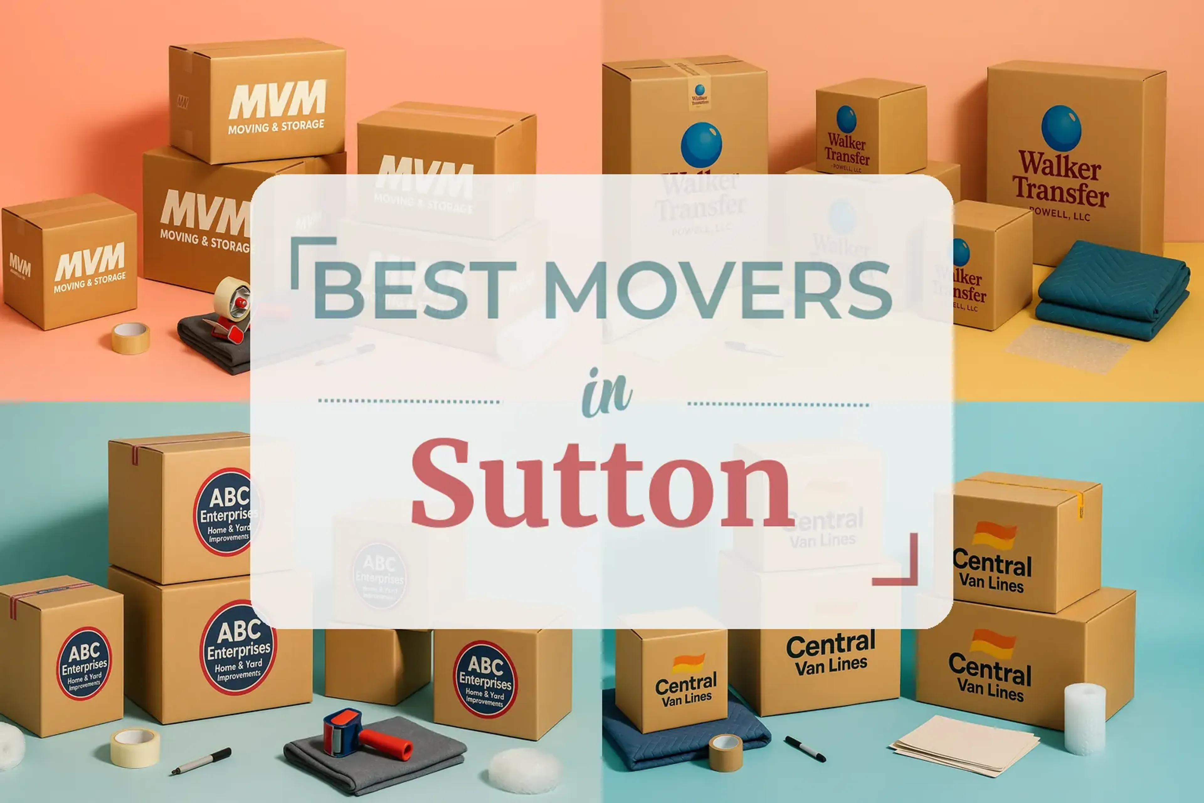 Side-by-side comparison of Sutton moving companies