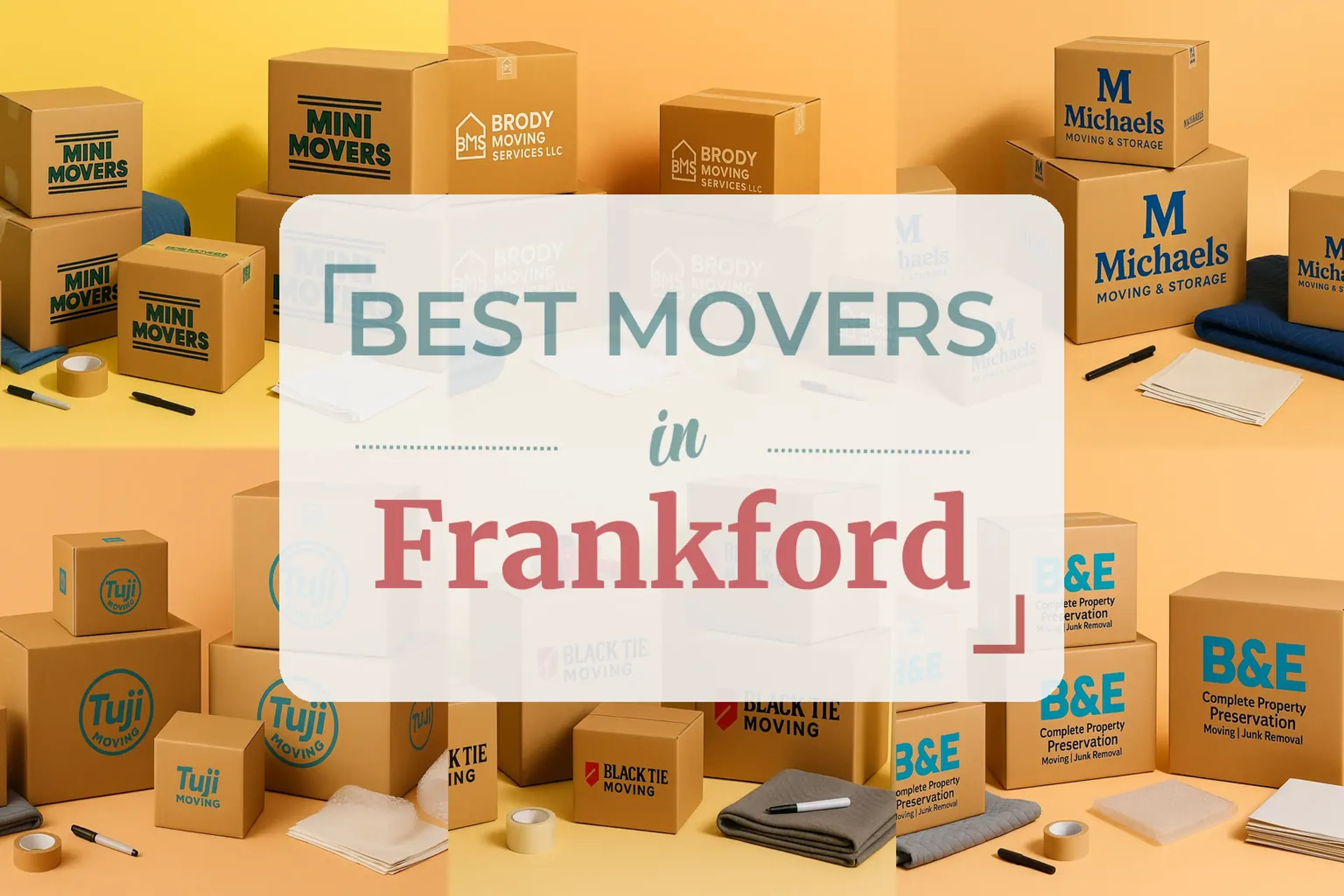 Side-by-side comparison of Frankford moving companies