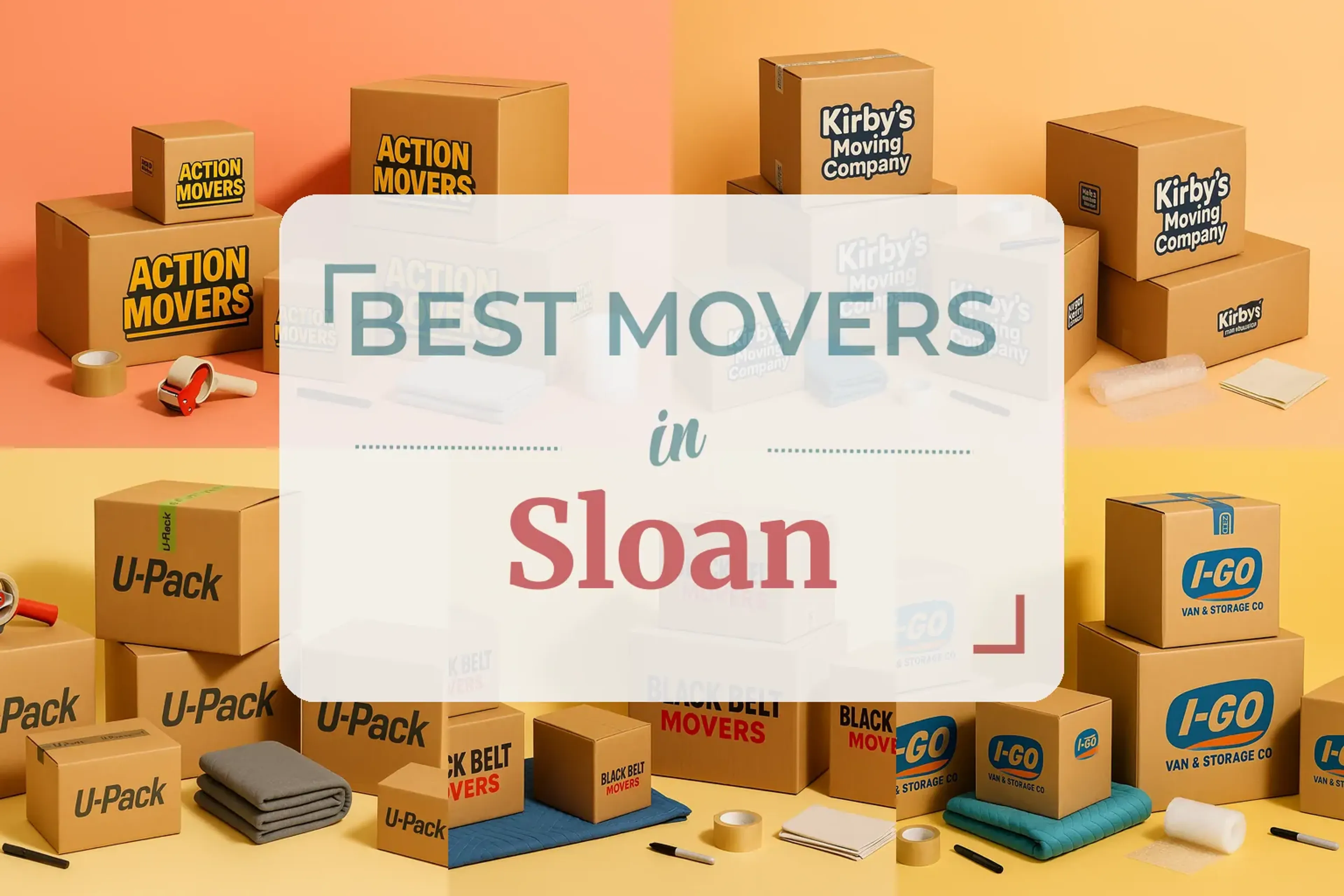 Side-by-side comparison of Sloan moving companies