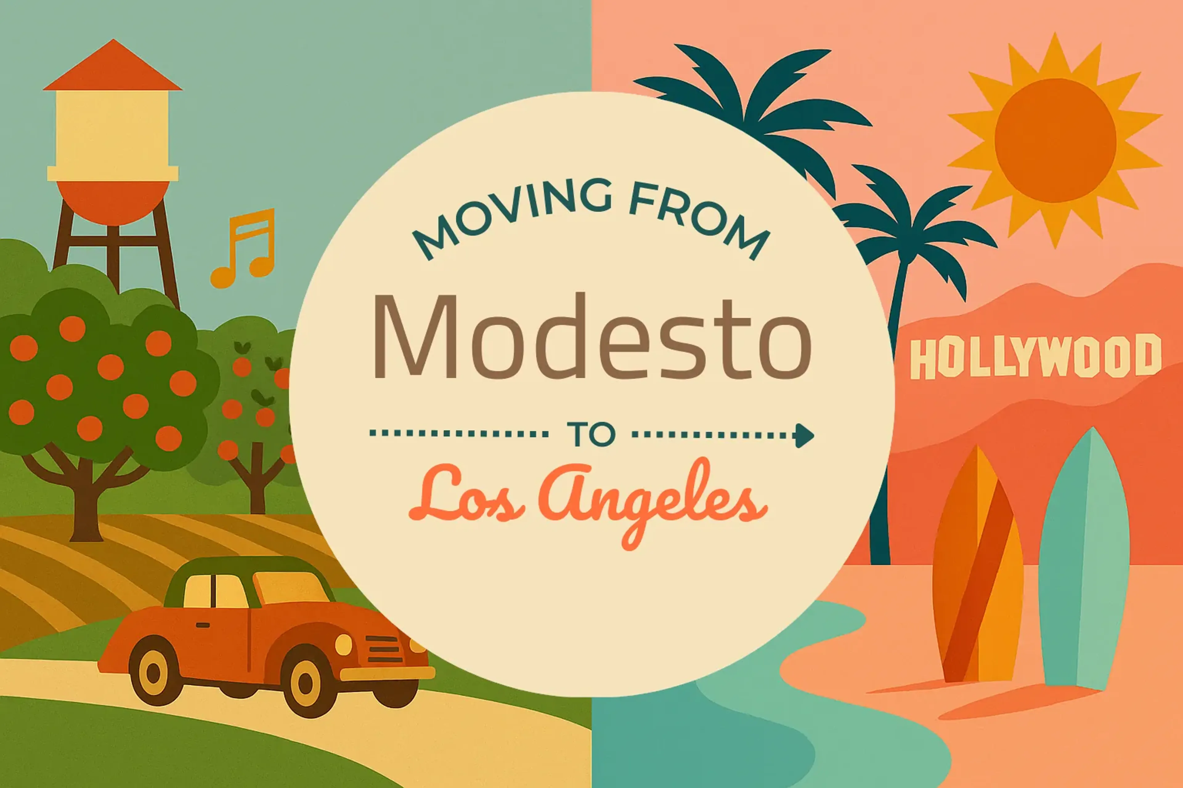 Modesto to Los Angeles featured image