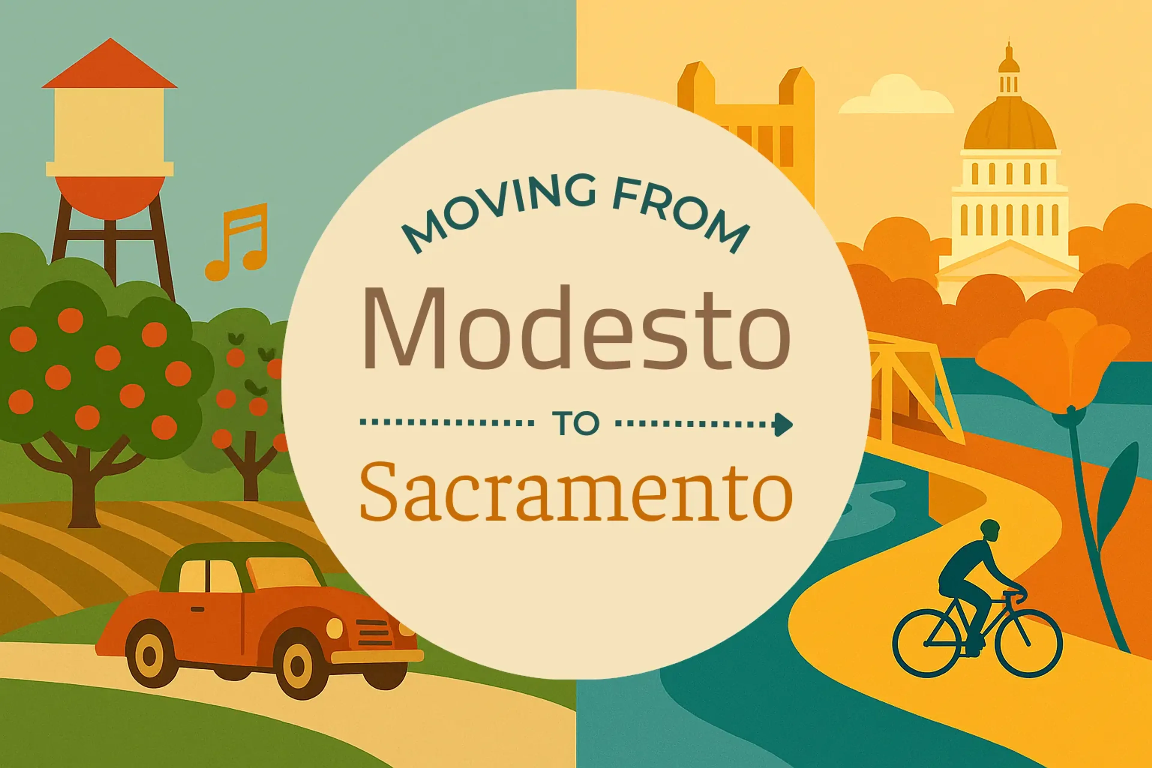 Modesto to Sacramento featured image